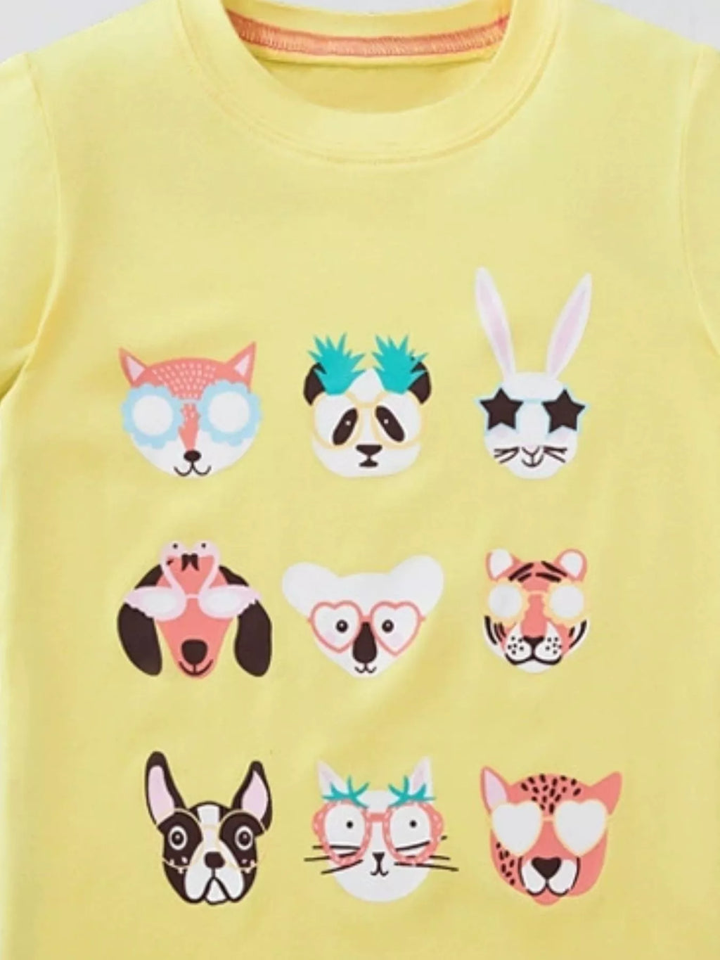 Children's Animal Crew Neck T-Shirt