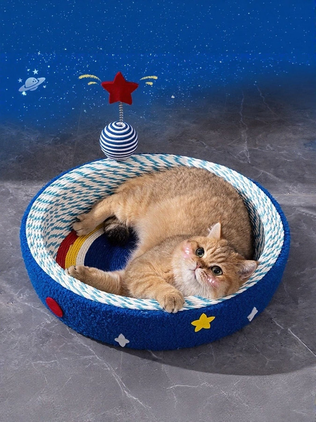 Round Cat Scratching Posts Pet Nest