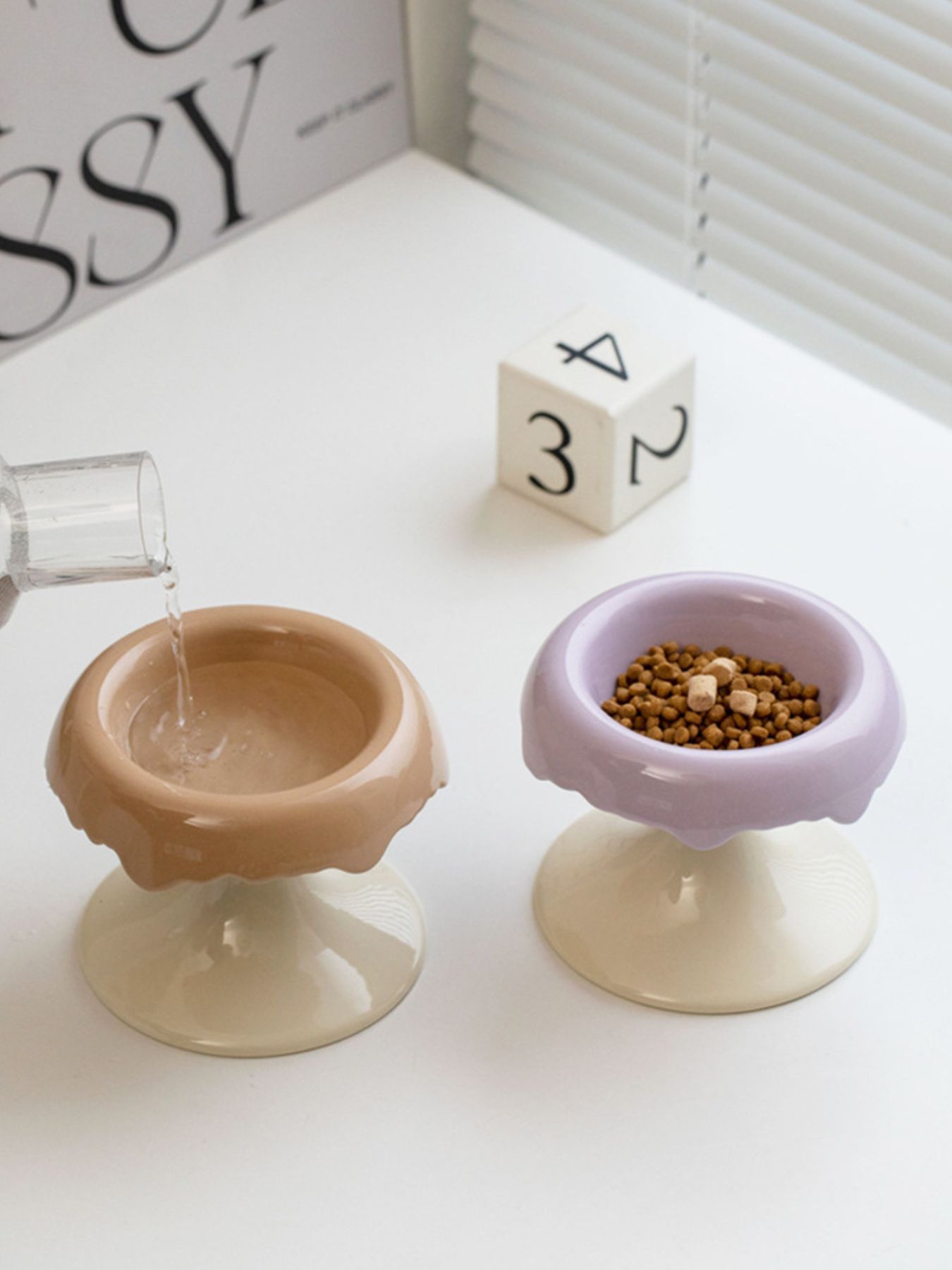 Elevated Ceramic Pet Bowl