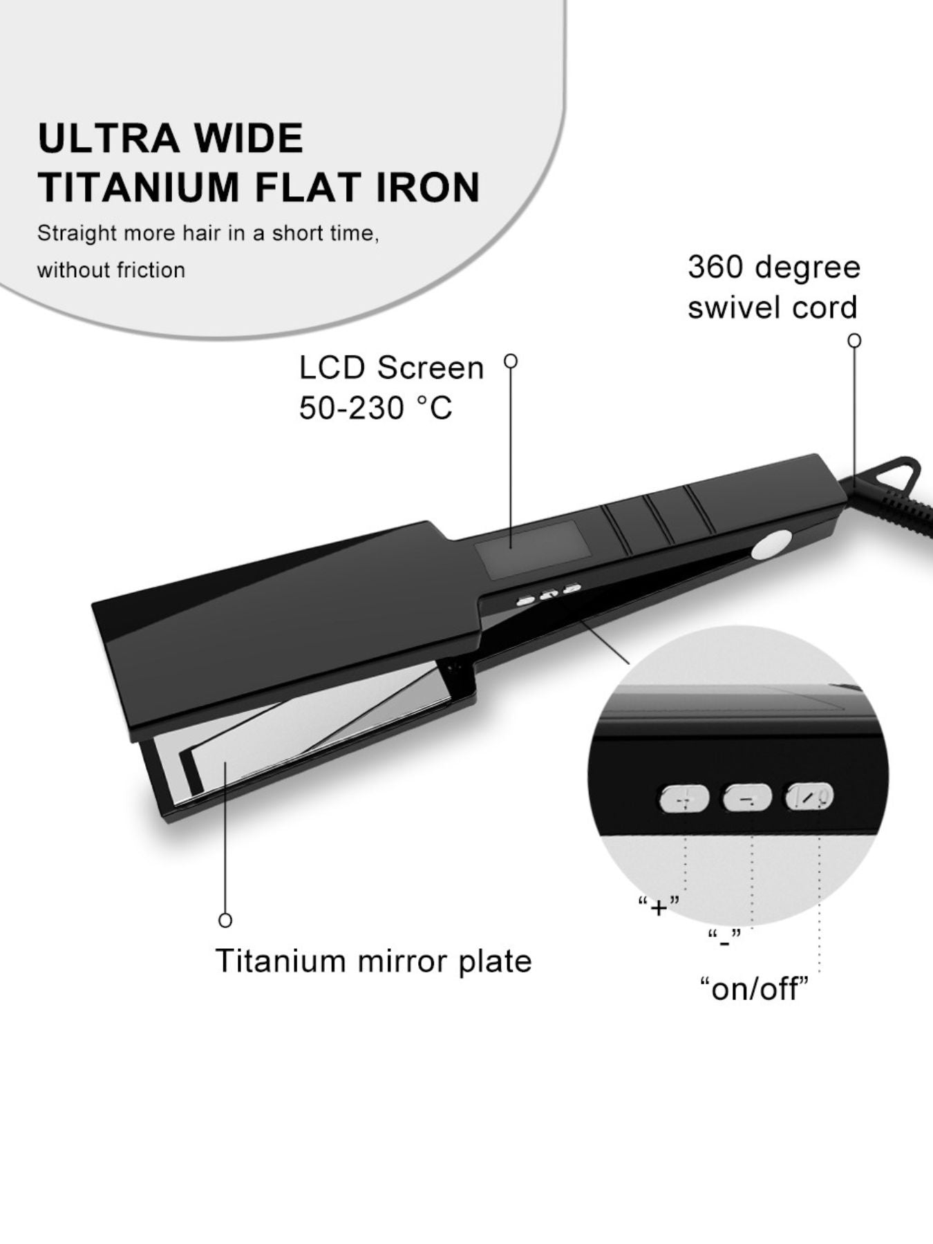 Fast Heating Hair Straightener