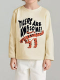 Children's Tigers Graphic Long Sleeve T-Shirt