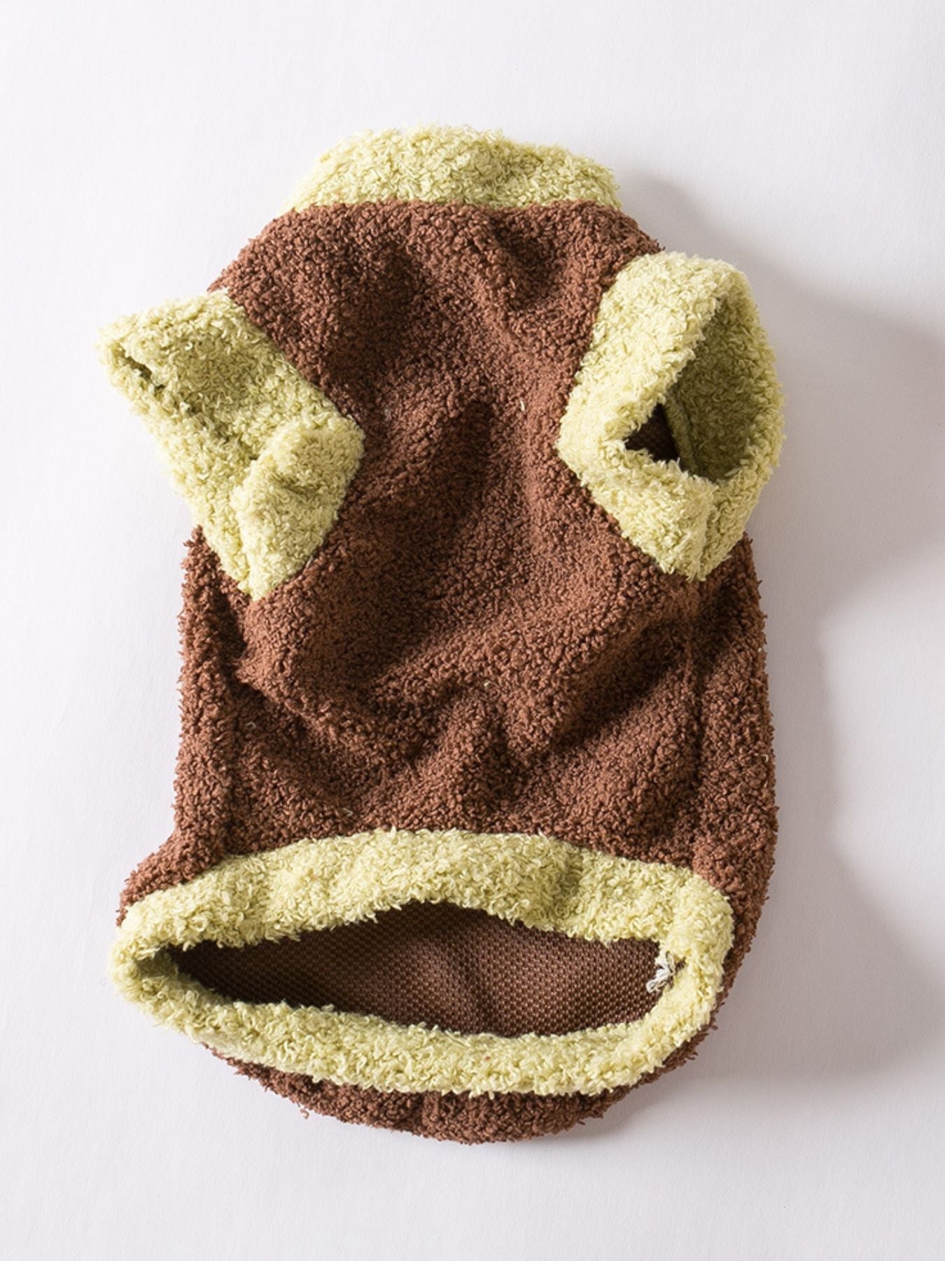 Fleece Pet Sweater with Button Decor
