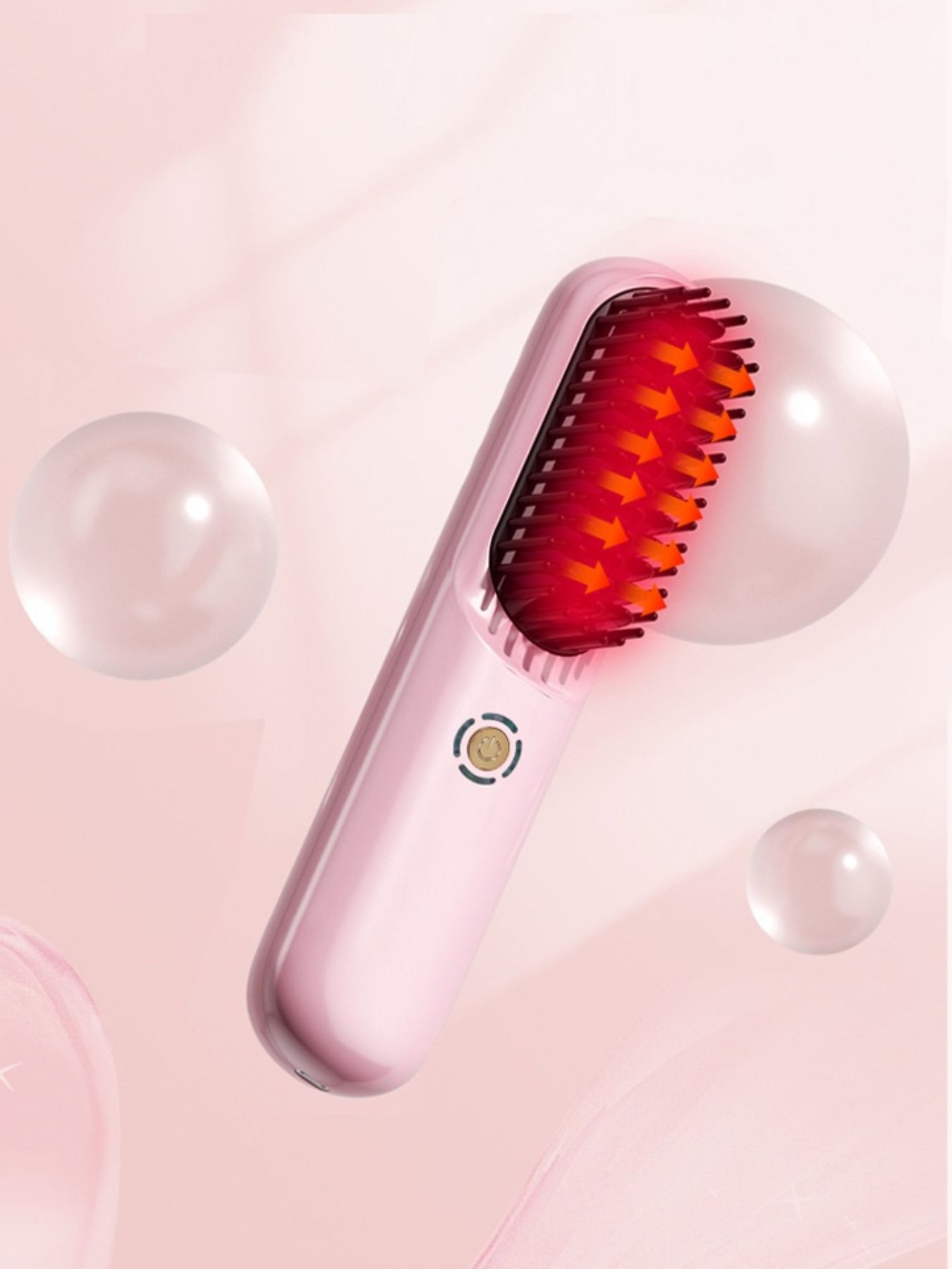 Portable Heated Hair Straightening Comb