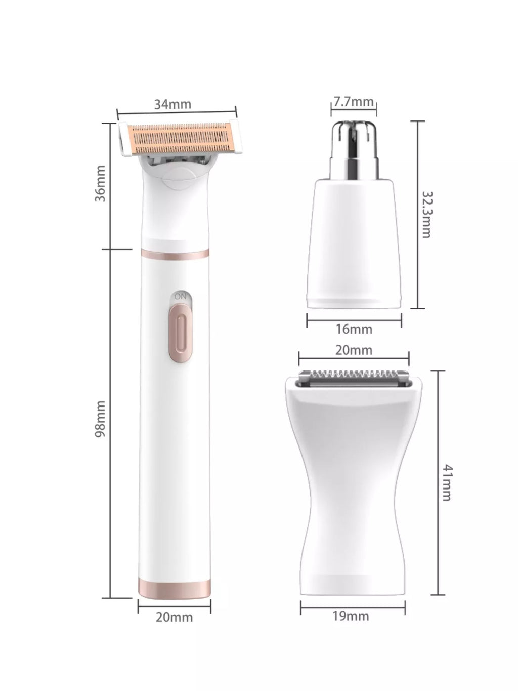 5-in-1 Rechargeable Hair Removal Epilator