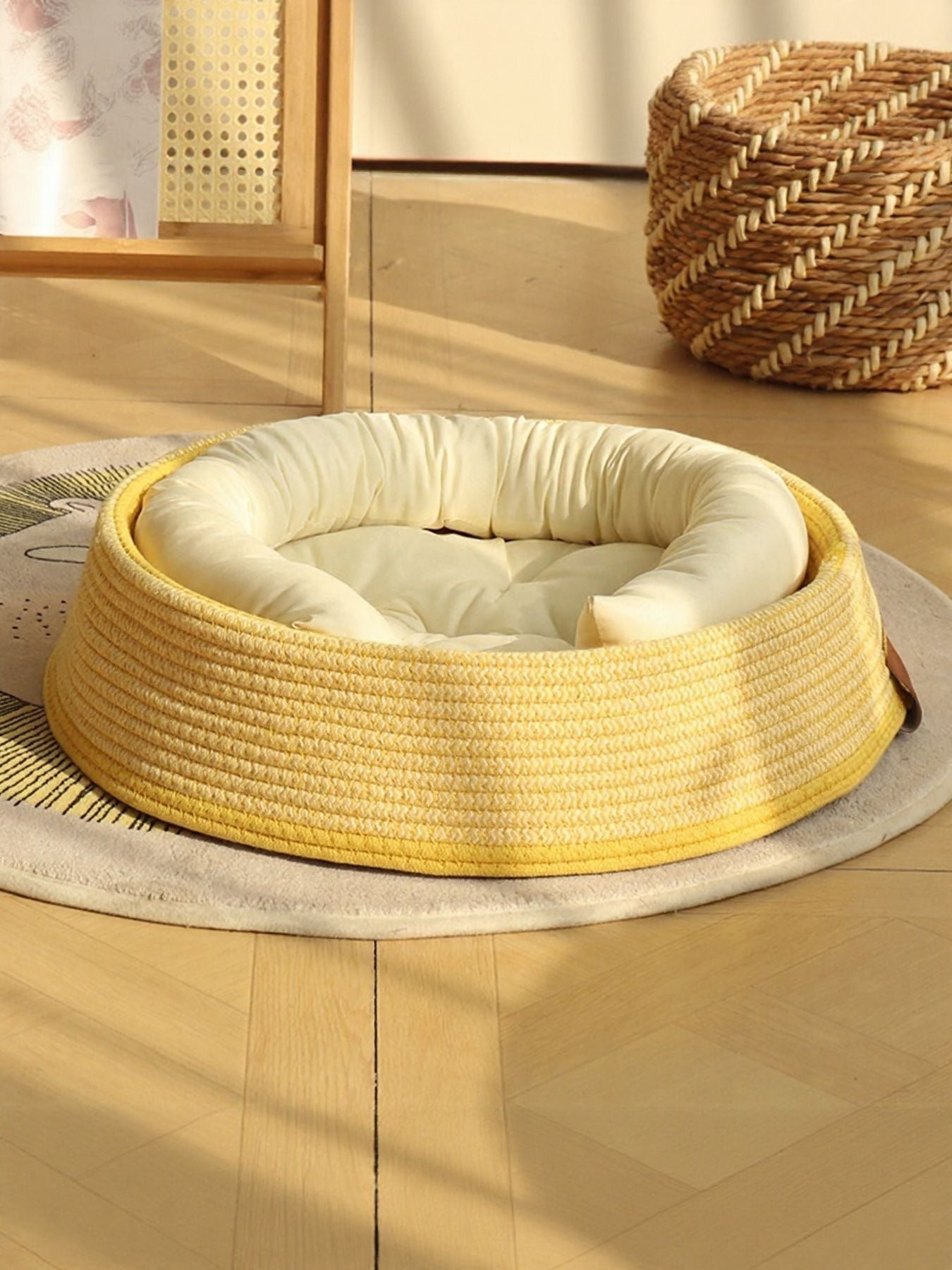 Woven Rattan Pet Nest