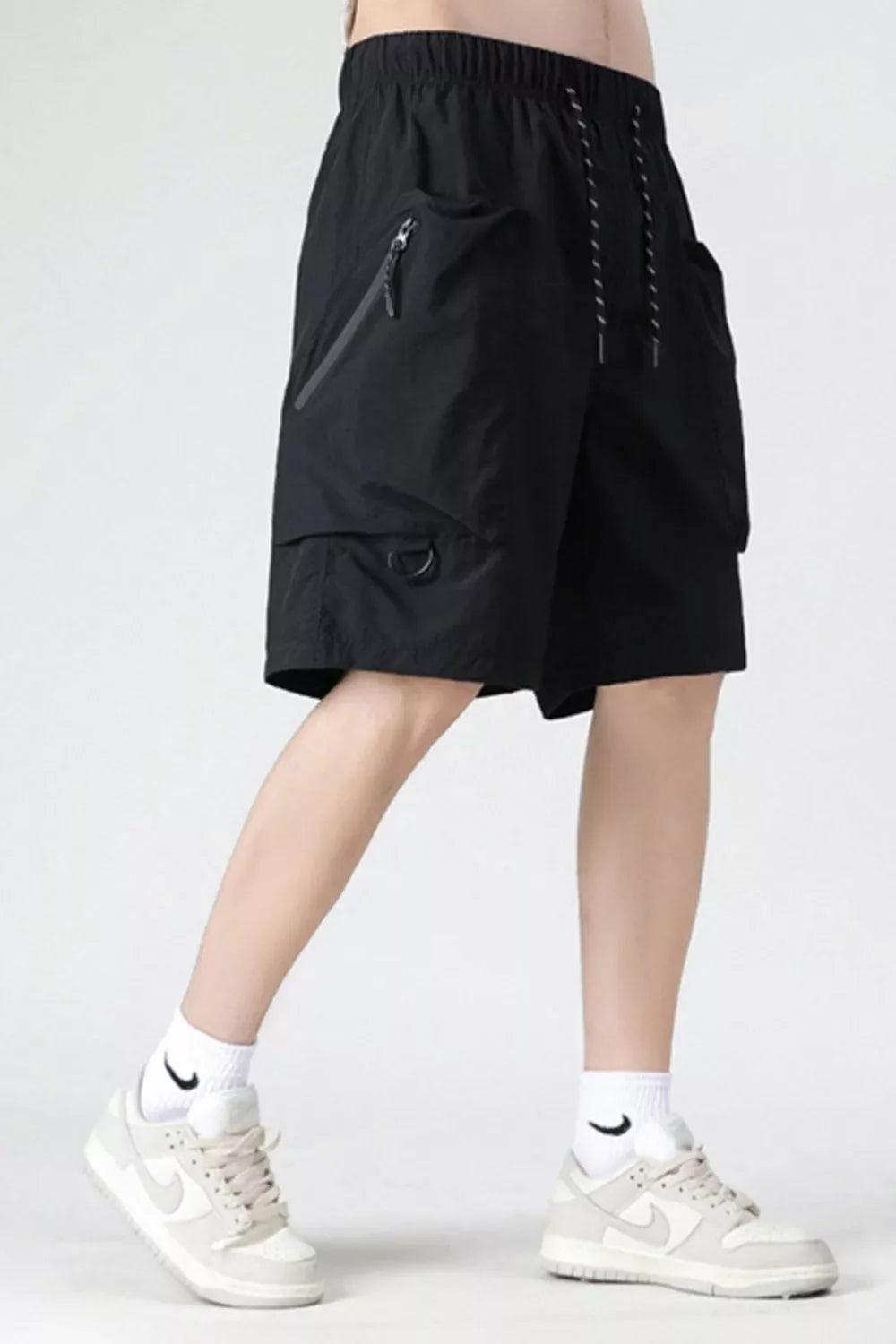 Men's Plus Size Cargo Pocket Relaxed Fit Shorts