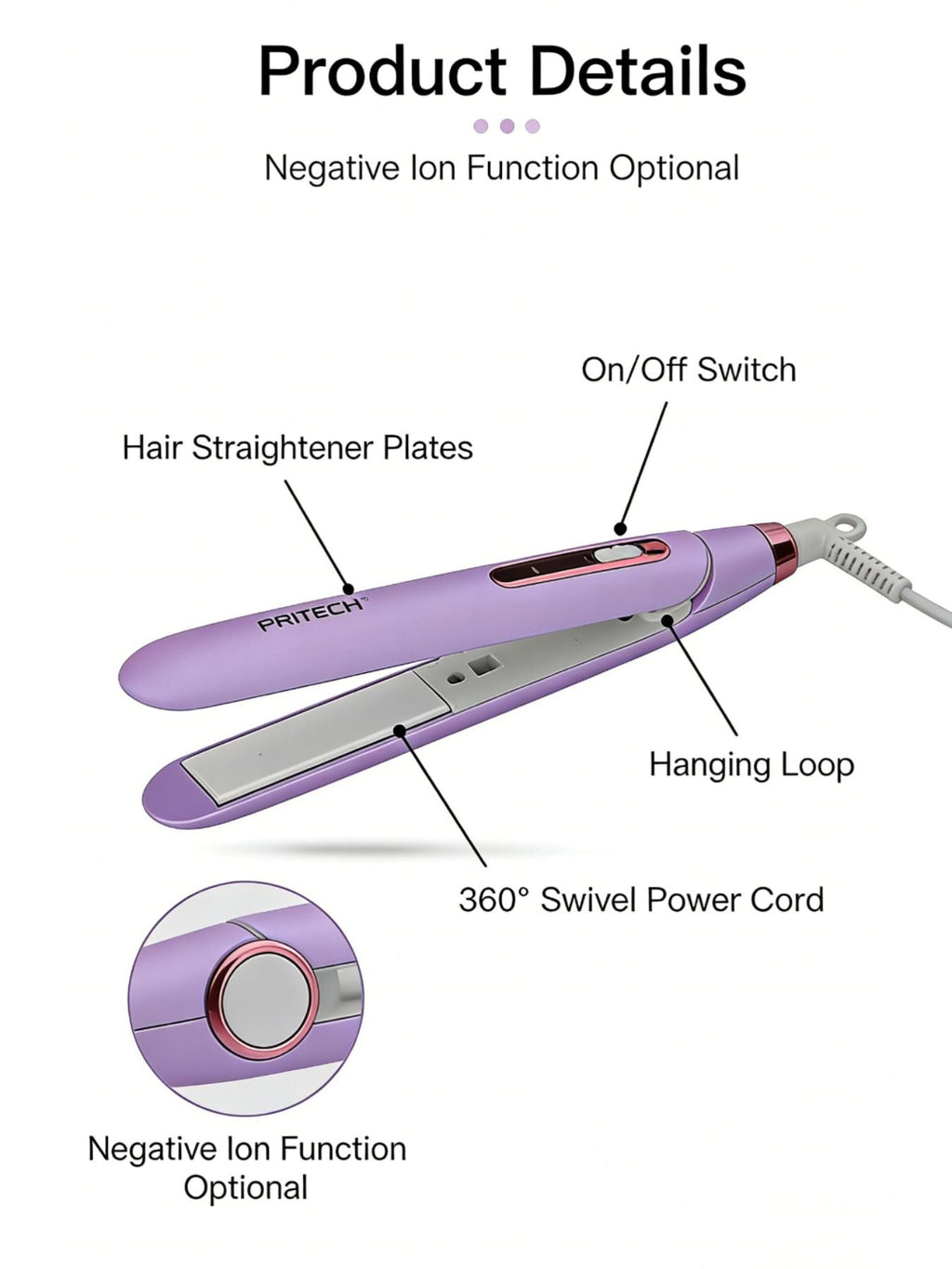 Fast Heating Hair Straightener