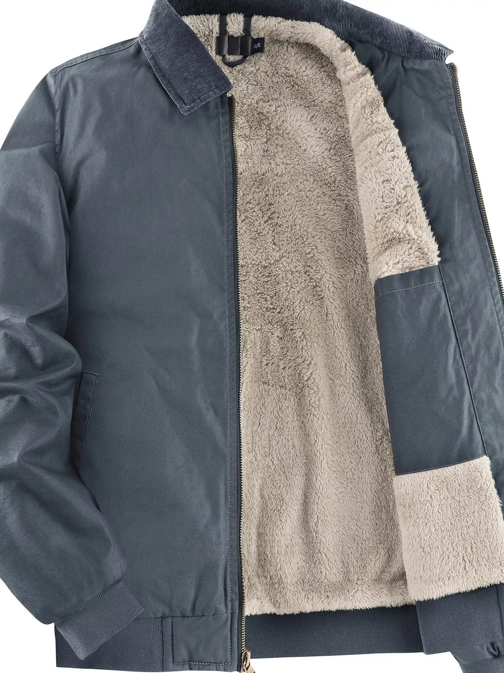 Men's Sherpa Lined Zip Up Jacket