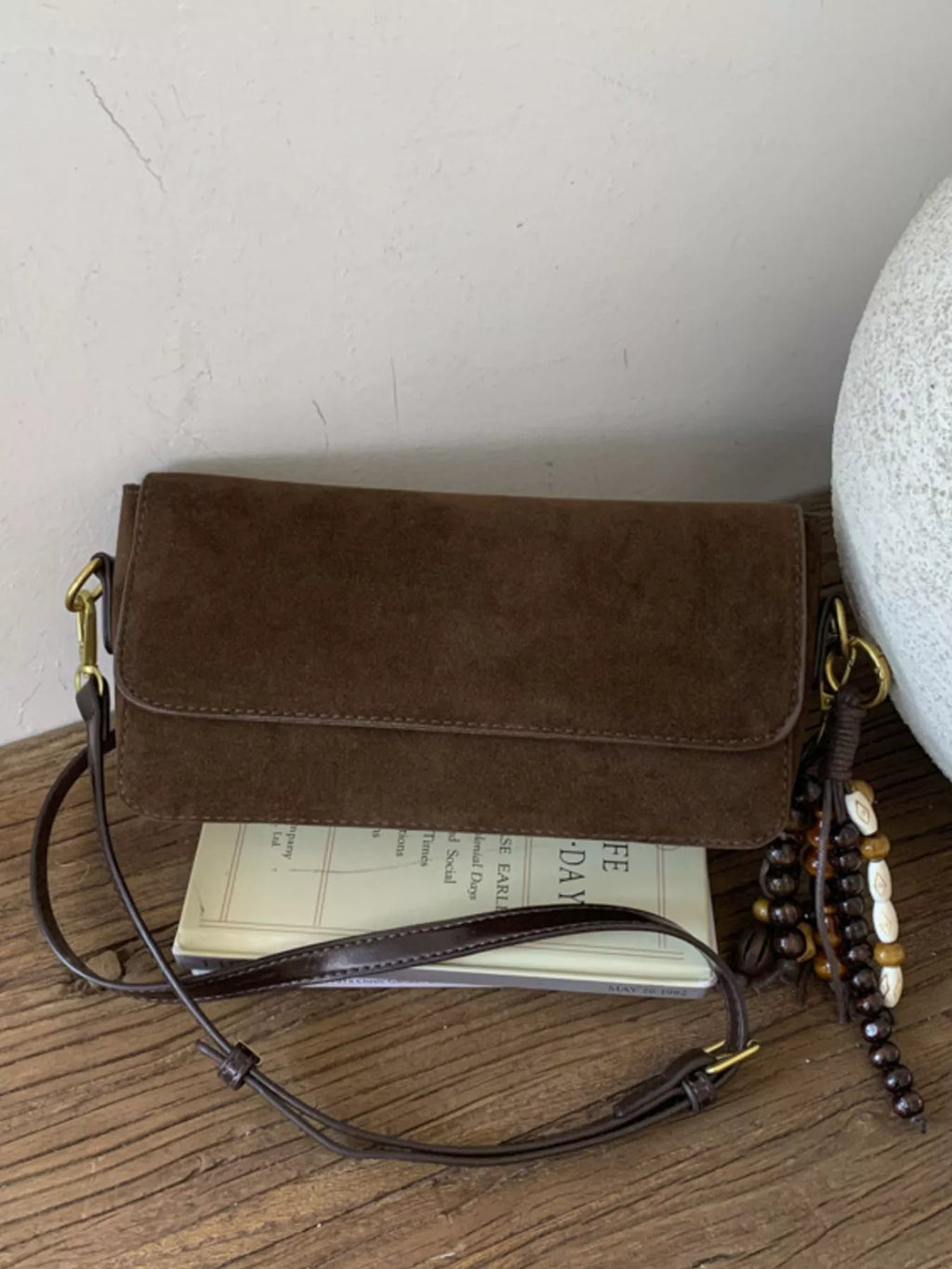 Adjustable Strap Flap Shoulder Bag