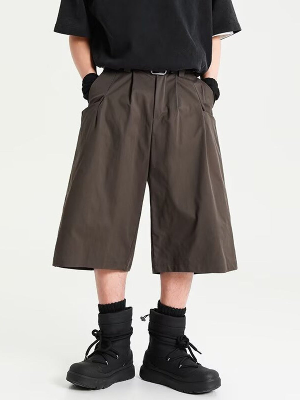 Men's Plus Size Wide Leg Shorts