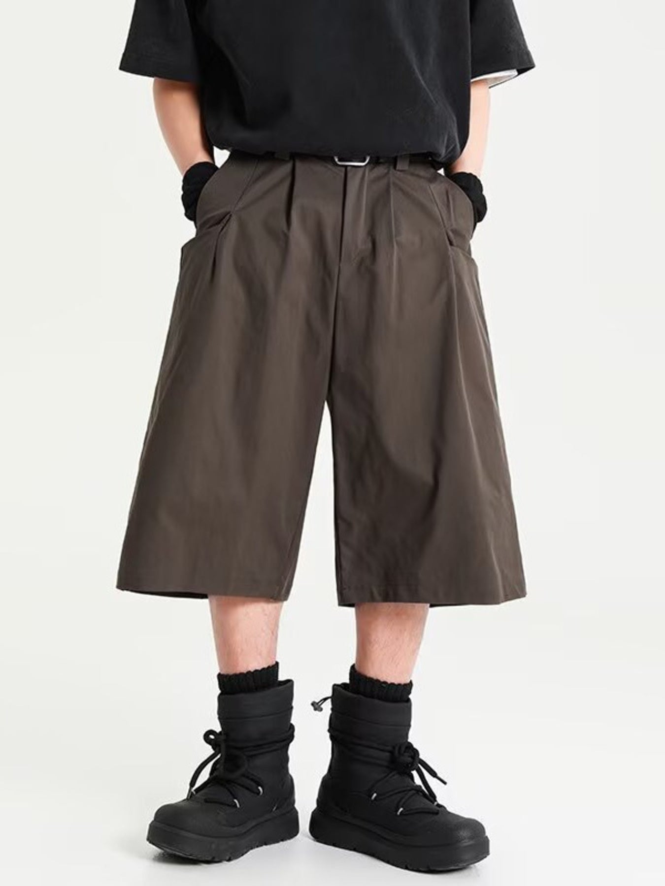 Men's Plus Size Wide Leg Shorts