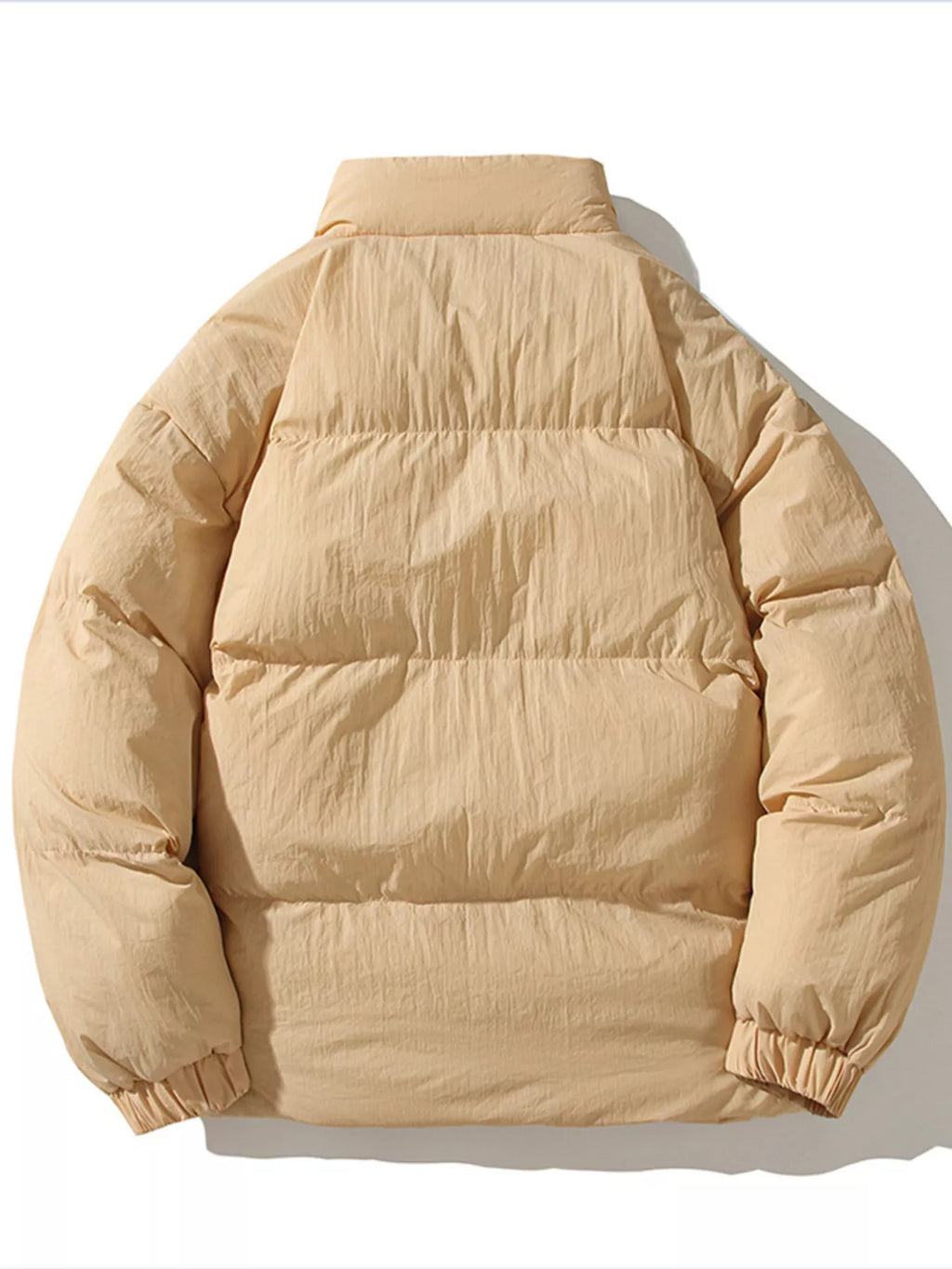 Men's Full Size Zip Up Fleece Puffer Jacket Plus Size