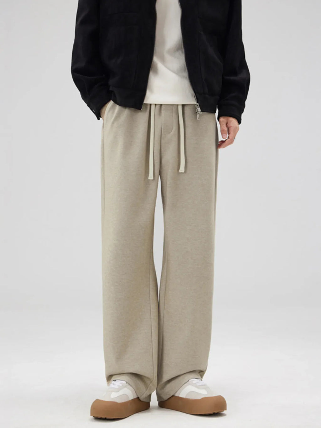 Men's Full Size Relaxed Fit Drawstring Pants Plus Size