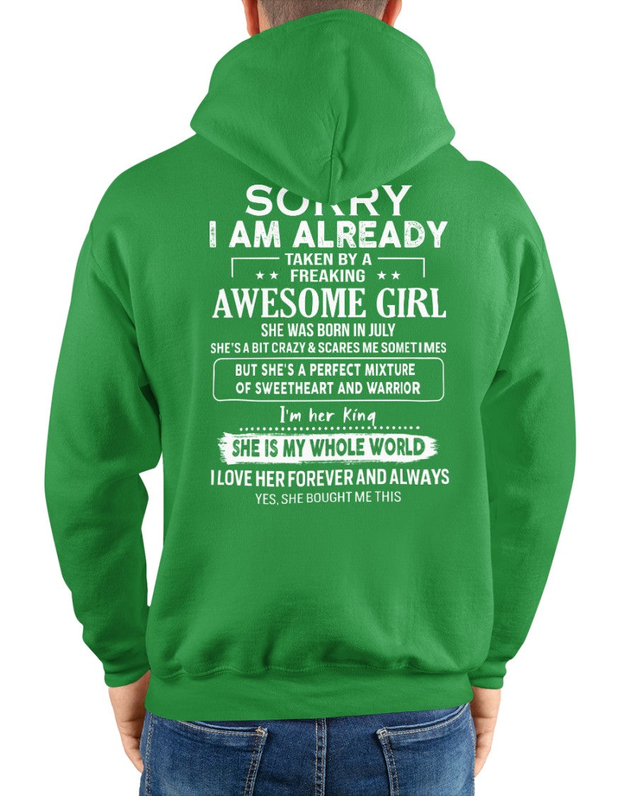 July - Awesome girl - Perfect gift for your boyfriend - (SKU04-86-07) - From Wife NGHL07