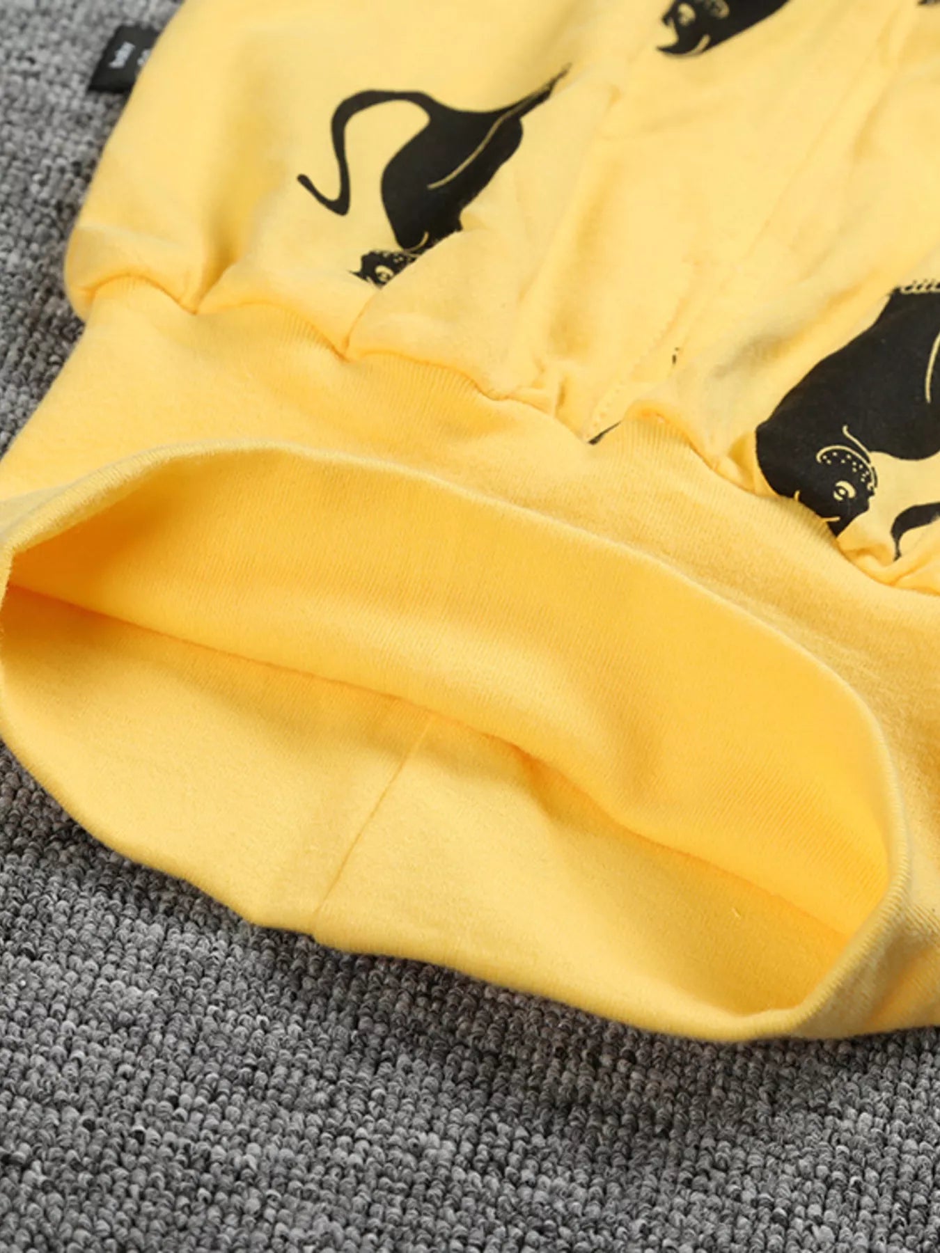 Children's Cute Cat Print Long Sleeve Top and Pants Set