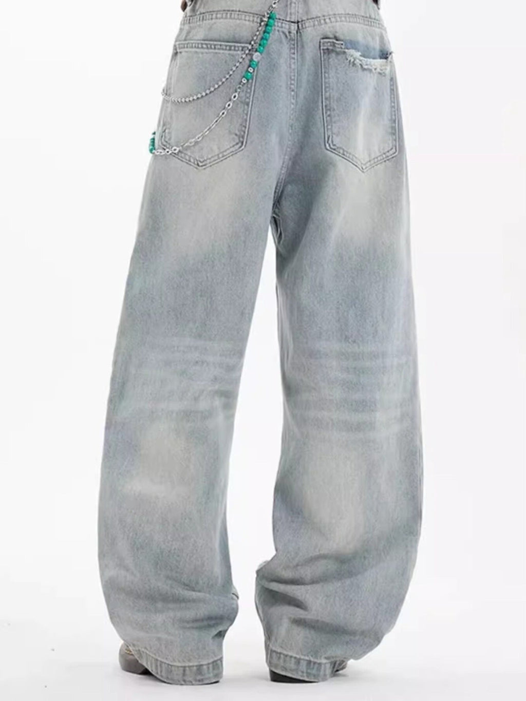Men's Full Size Wide Leg Jeans Plus Size
