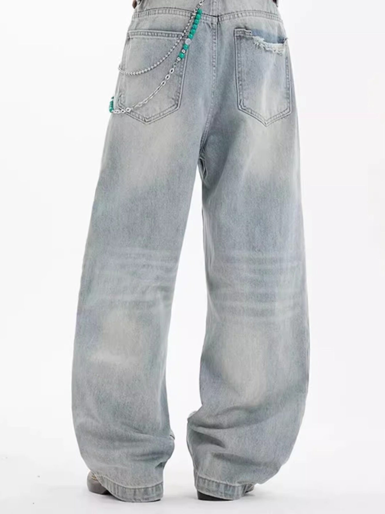 Men's Full Size Wide Leg Jeans Plus Size