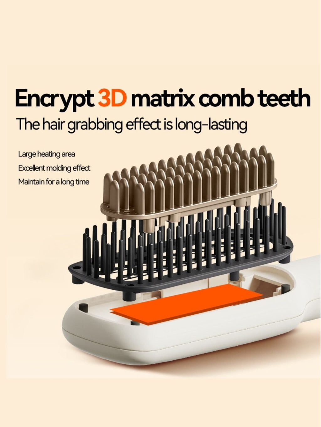 Anti-Scald Hair Straightening Comb