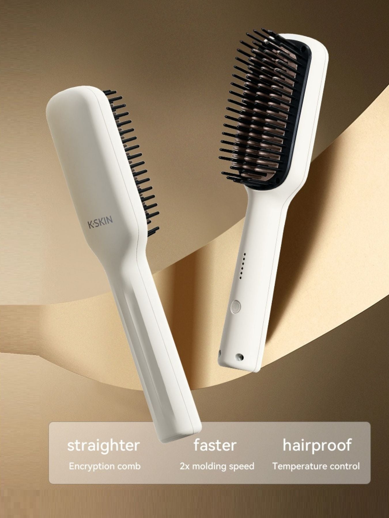Anti-Scald Hair Straightening Comb