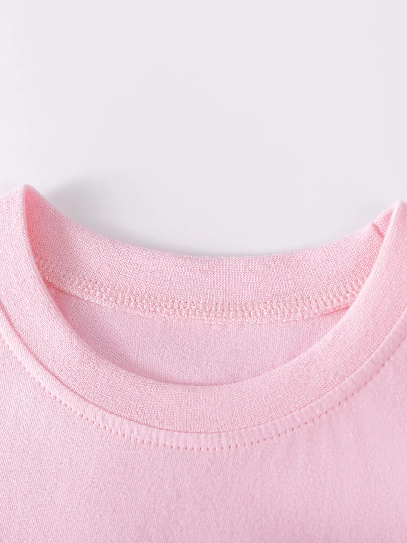Children's Ruffled Hem Short Sleeve Dress