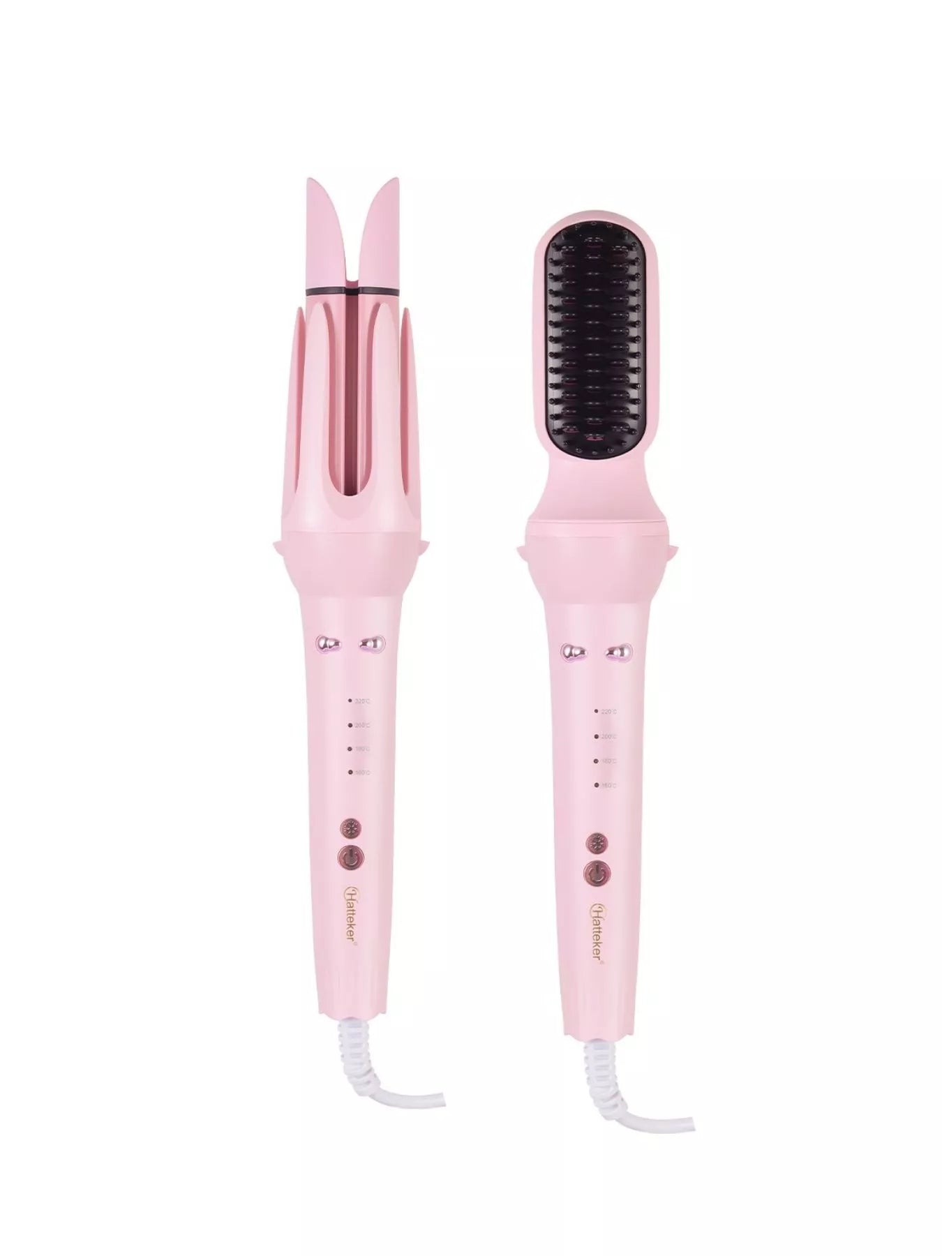 2-in-1 Automatic Rotating Ceramic Curling Iron