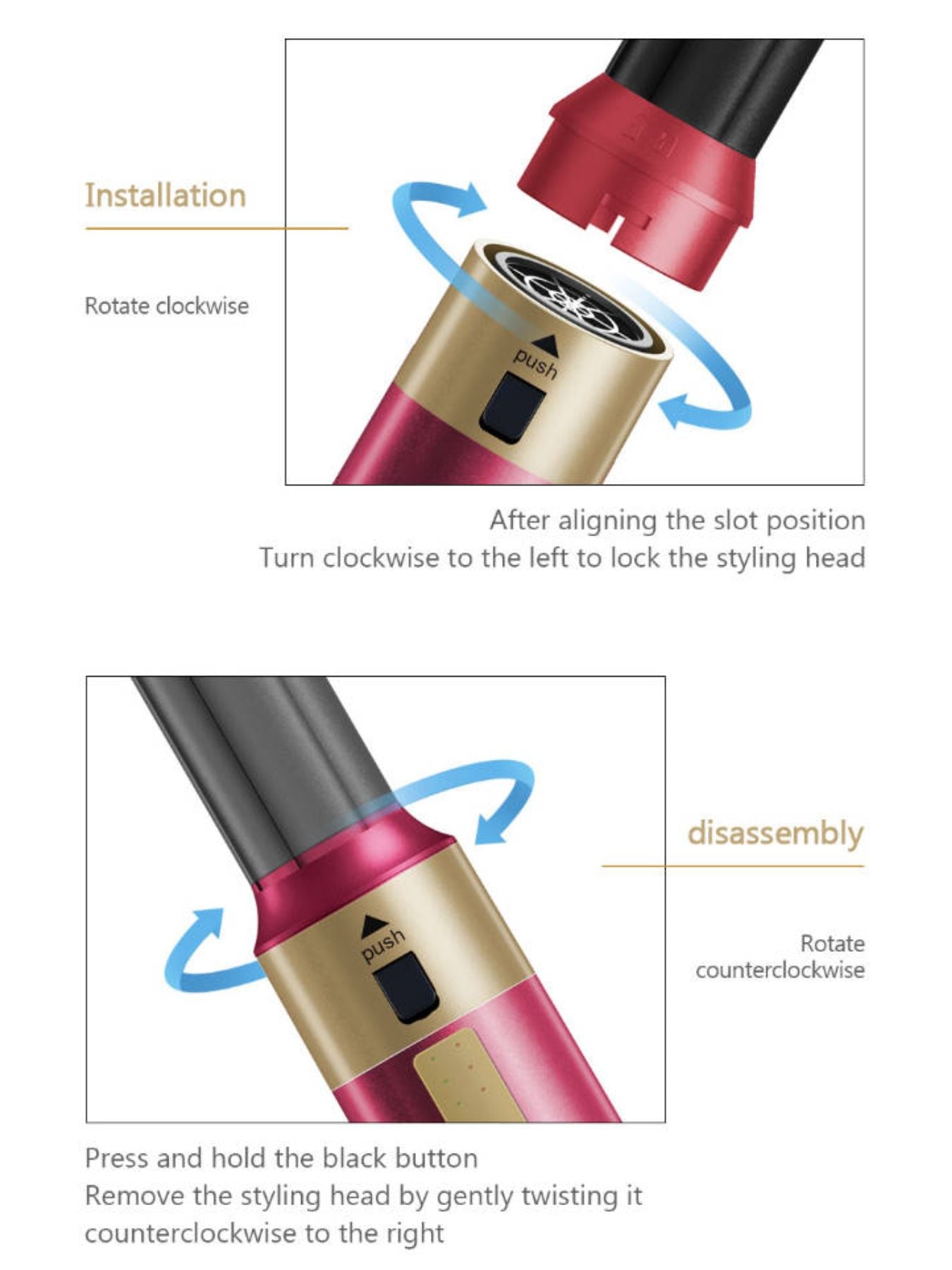 5-in-1 Interchangeable Hot Air Brush