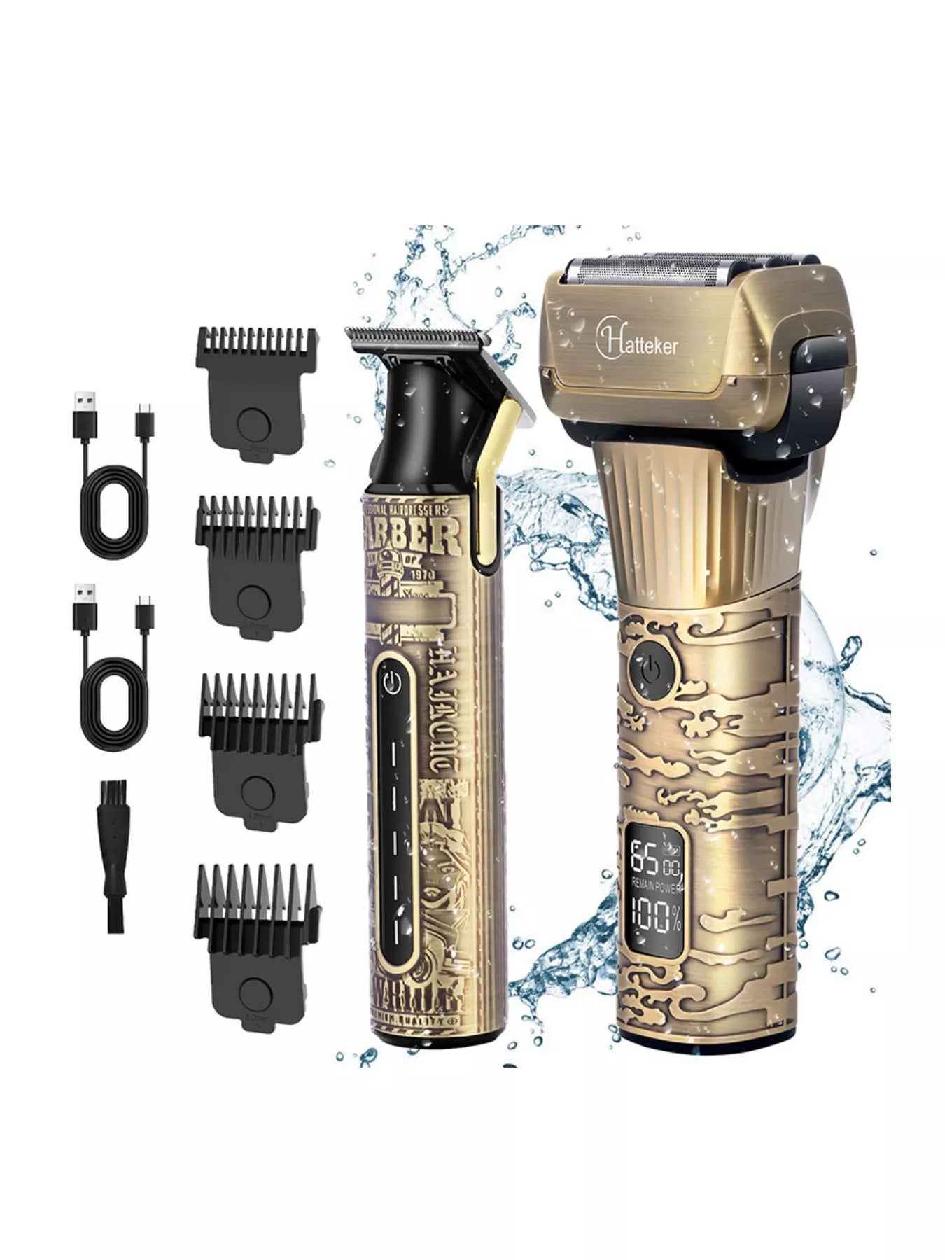 LED Display Hair Clipper