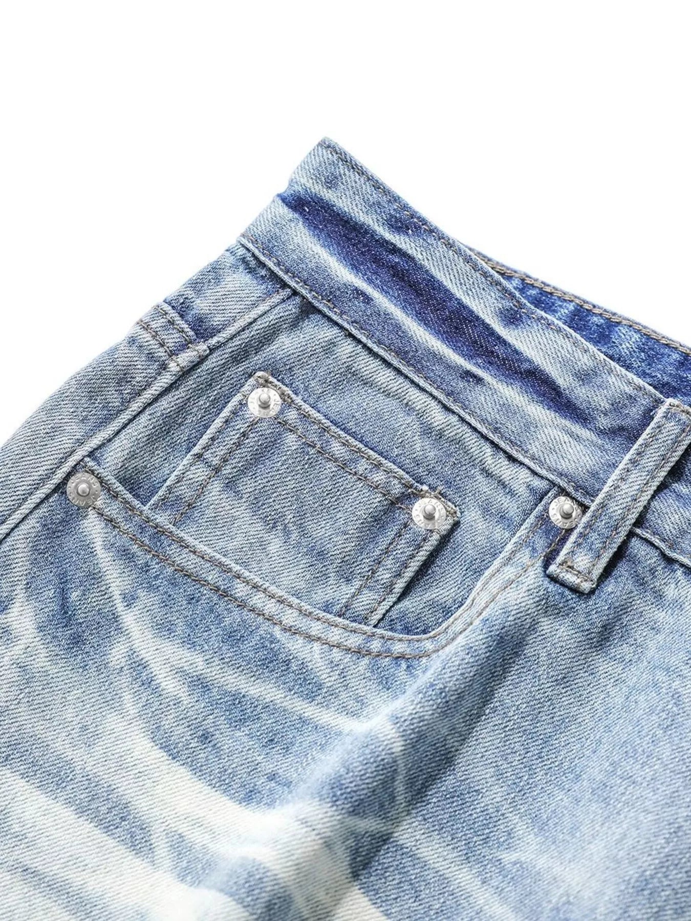 Men's Wide Leg Denim Capris