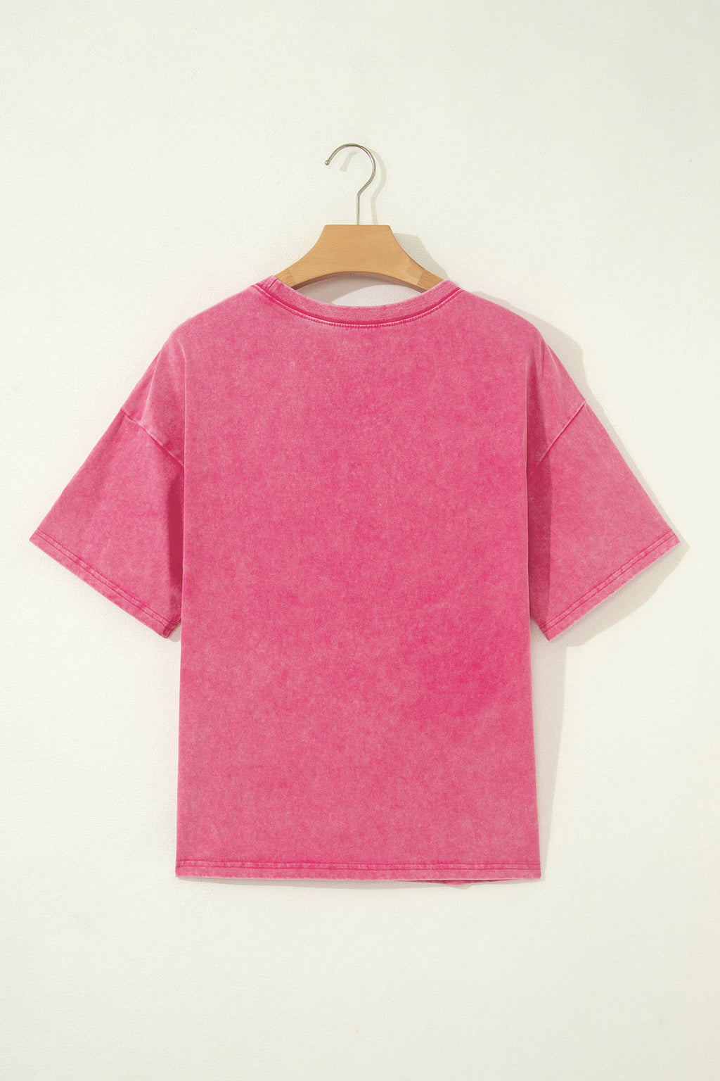 Rose Red Mineral Washed Oversized Tee