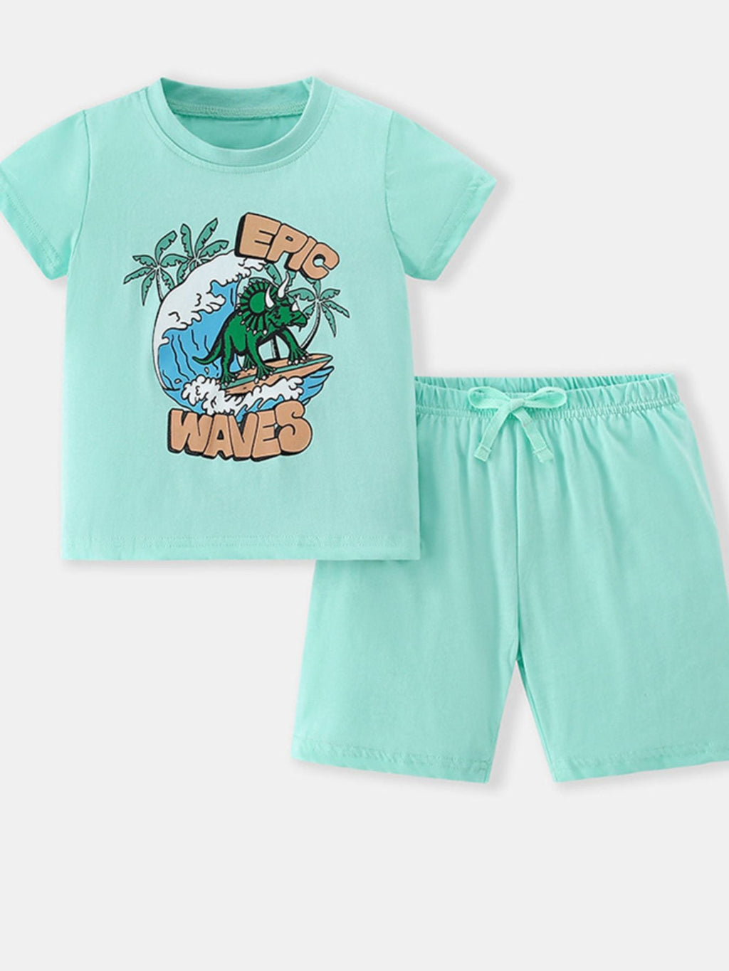 Children's Graphic Short Sleeve Tee & Shorts Set