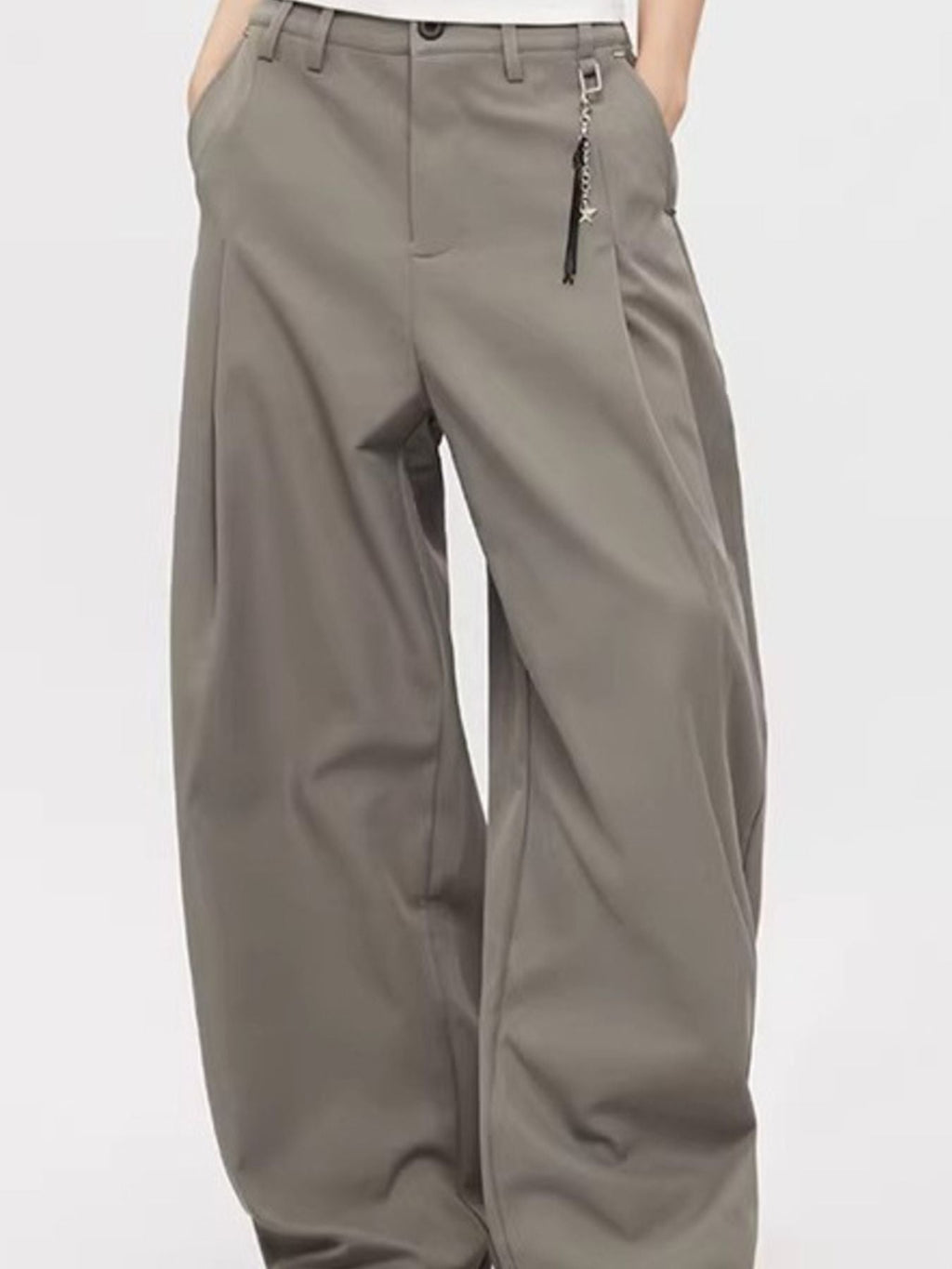 Men's Plus Size Wide Leg Pants