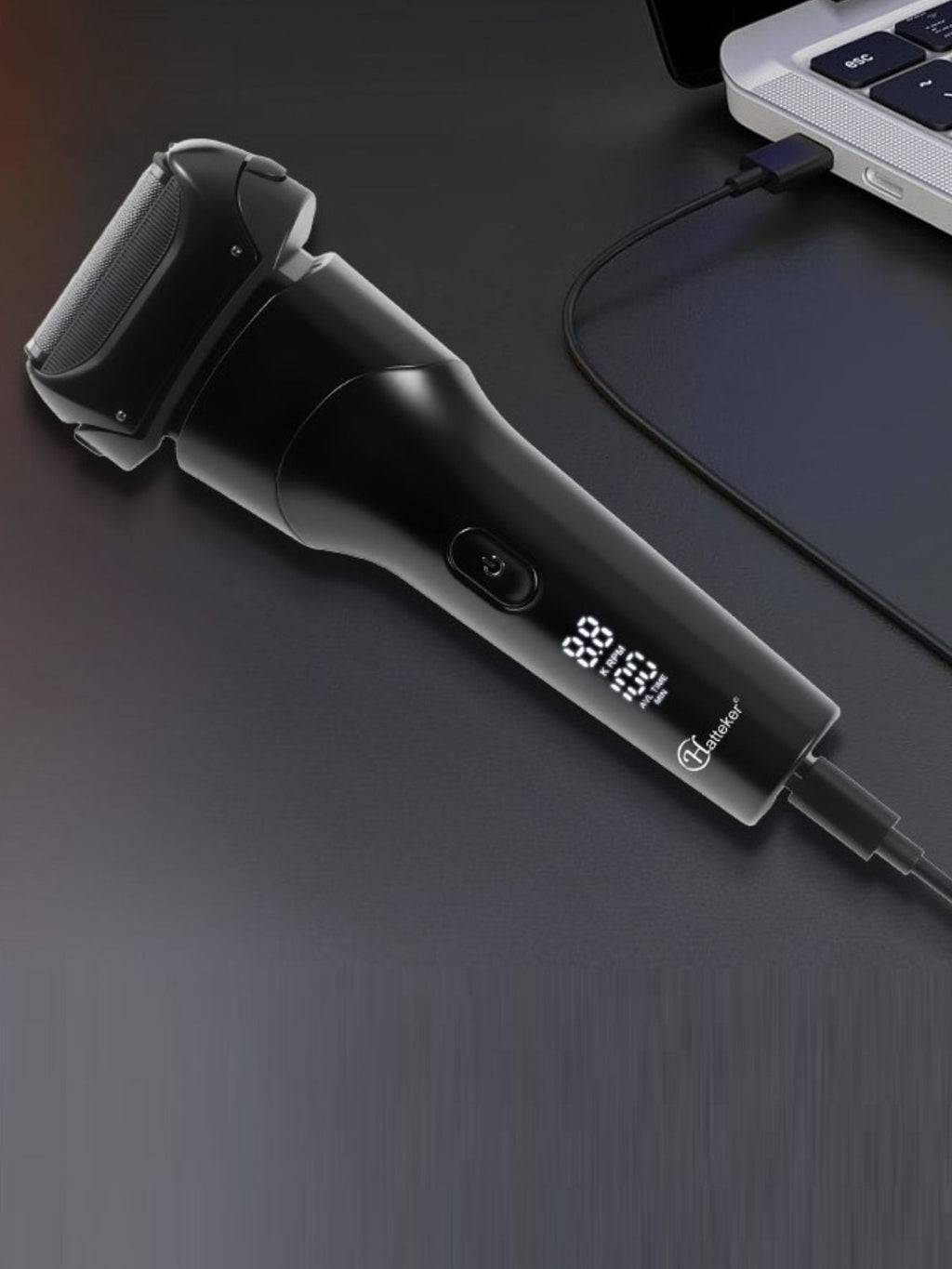 Electric LED Display Shaver