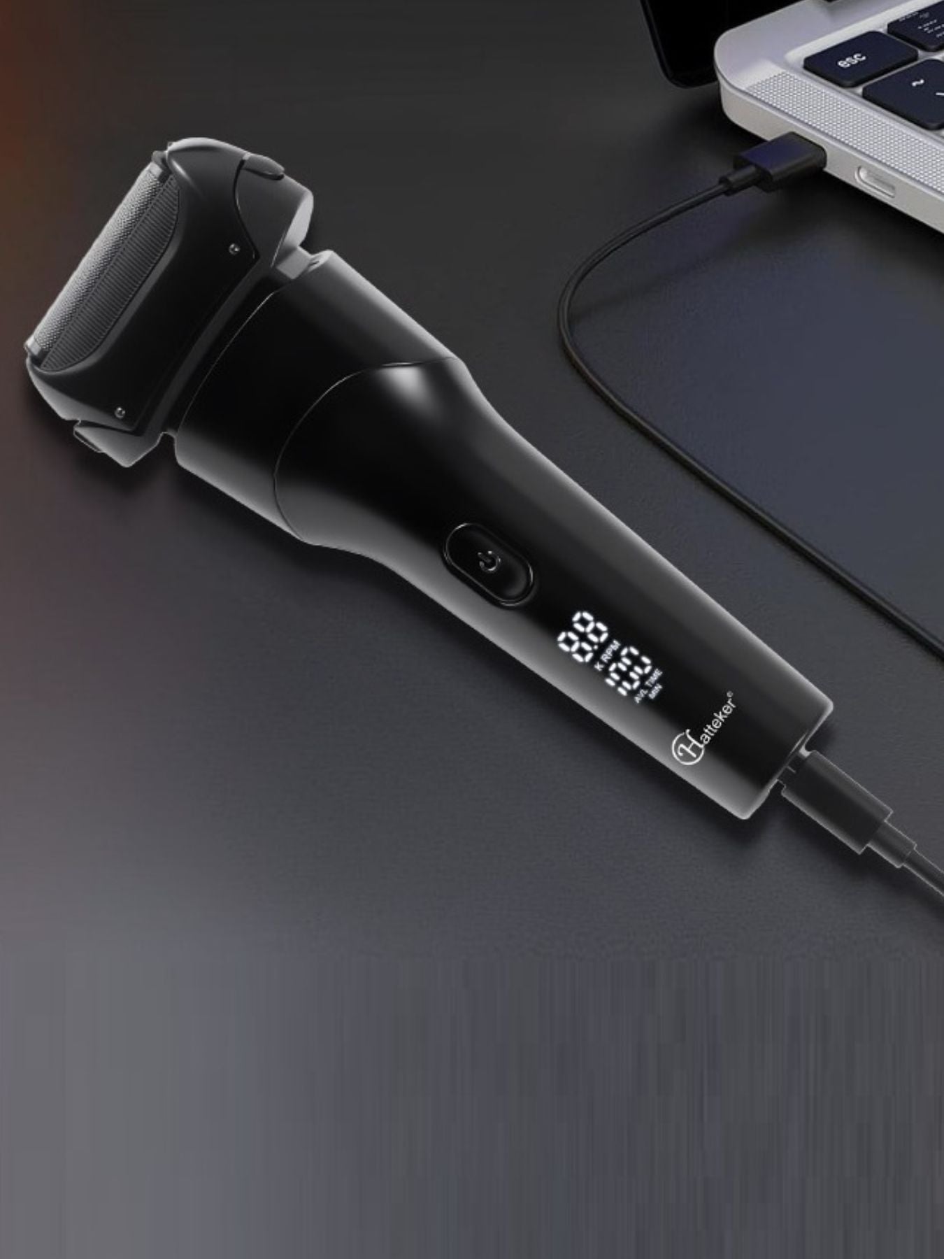 Electric LED Display Shaver