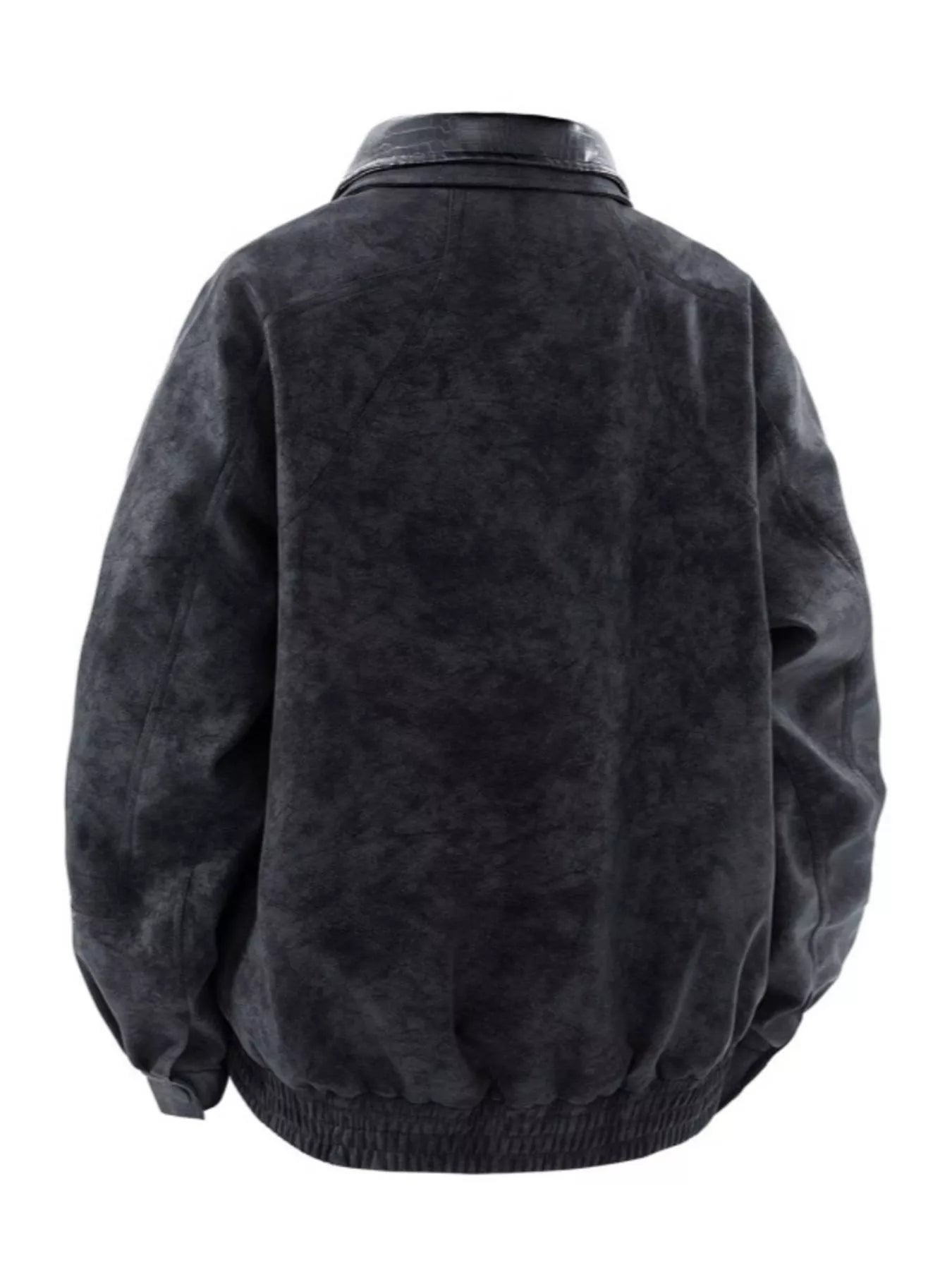 Men's Plus Size Vintage Style Zip Up Bomber Jacket