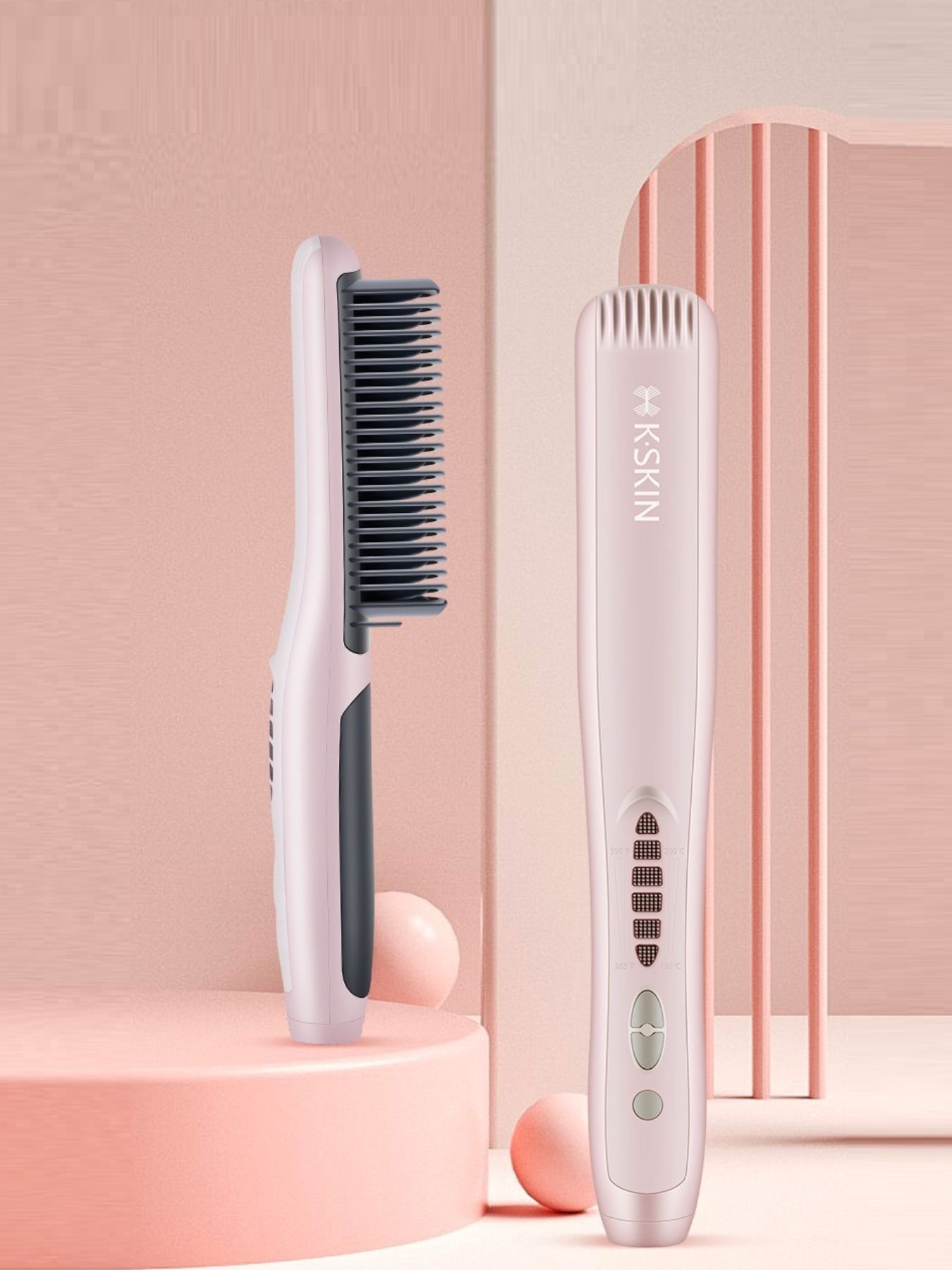 Heated Hair Straightening Comb