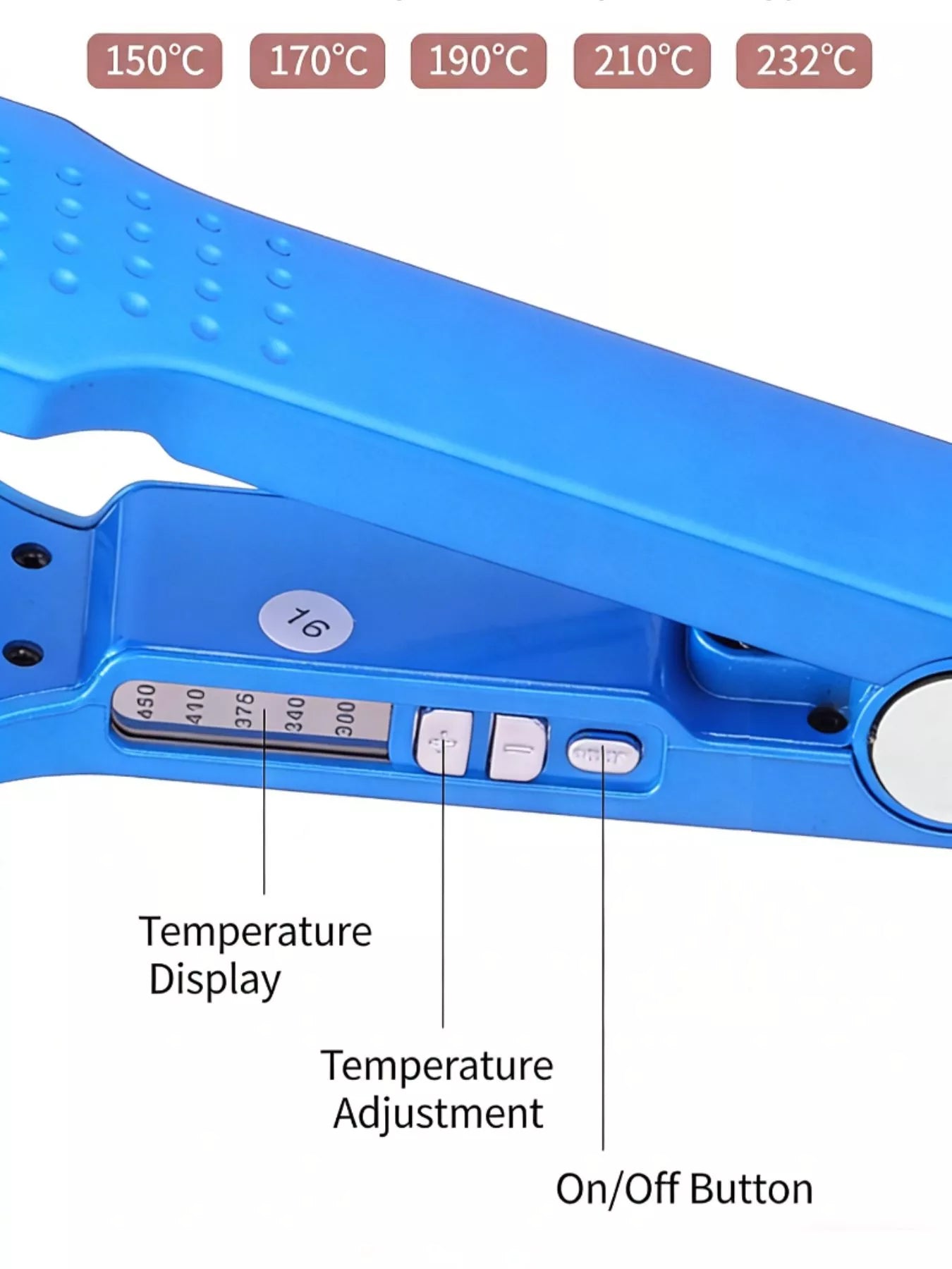 Adjustable Temperature Hair Straightener