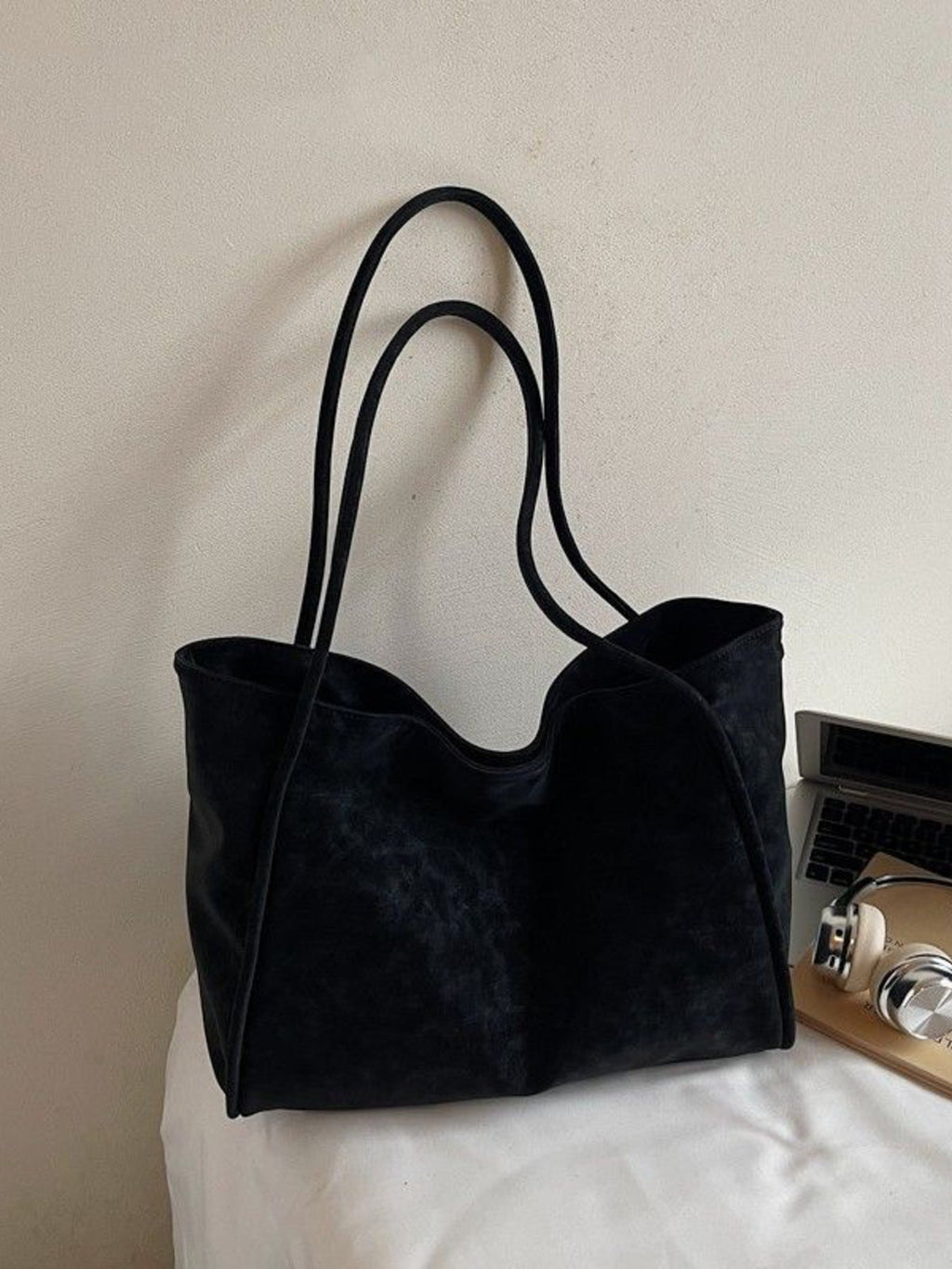 Solid Color Shoulder Bag