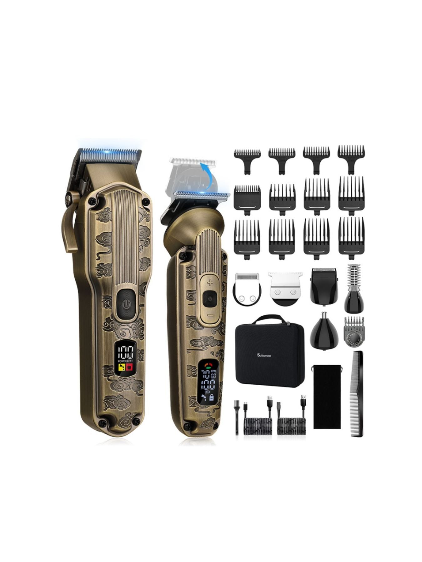 LED Display Hair Clipper