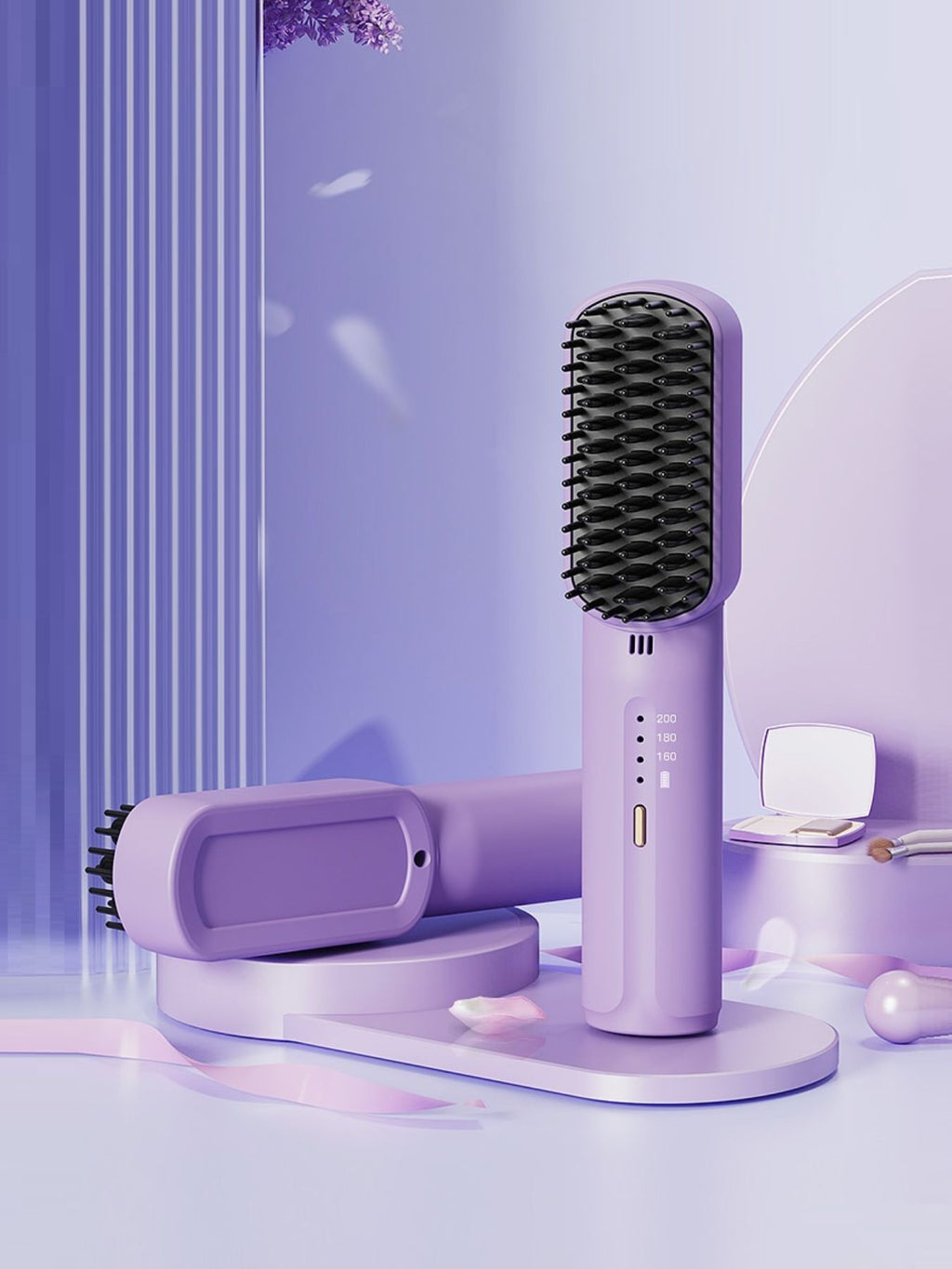Portable Heated Straightening Comb