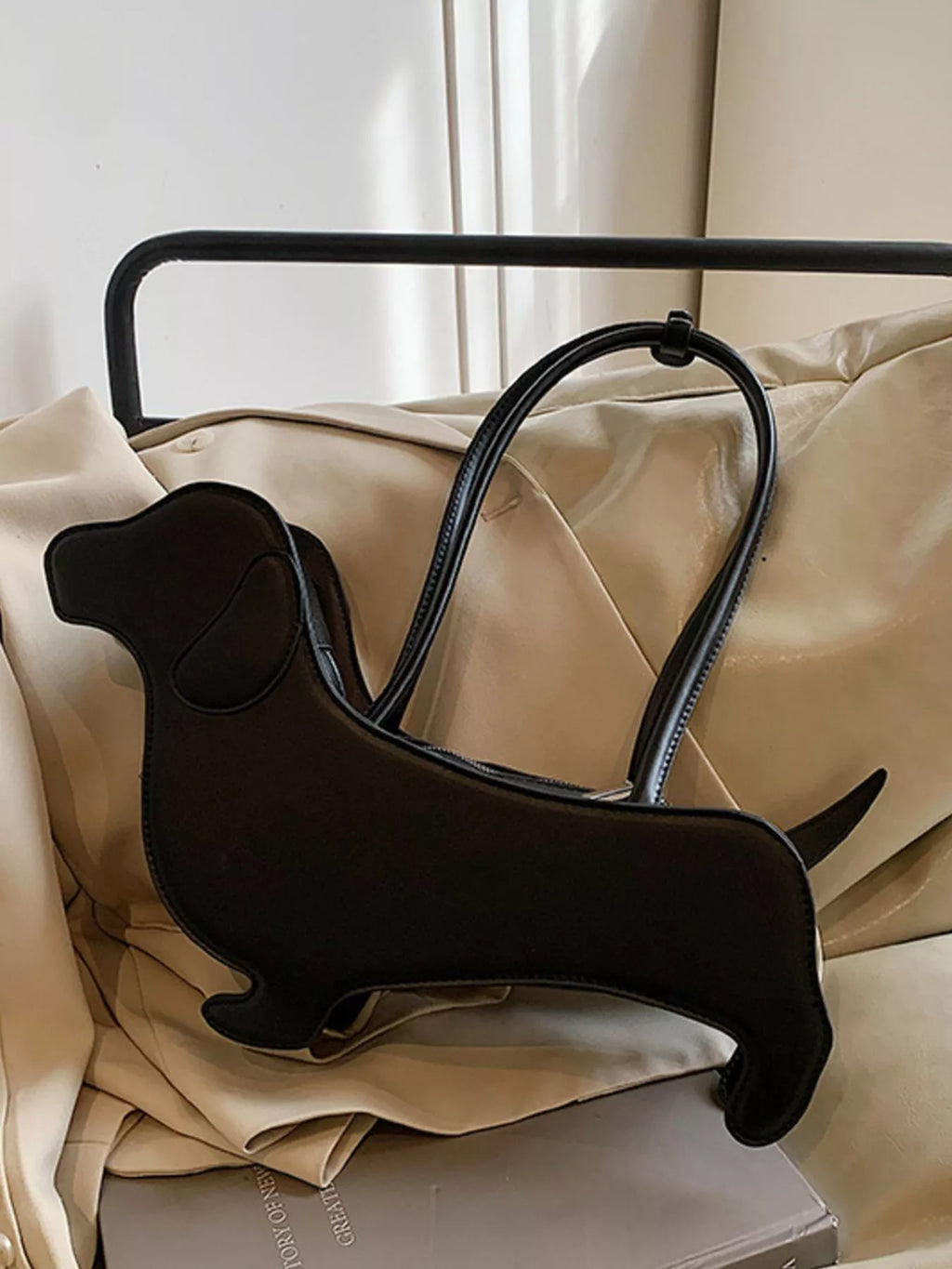 Dachshund Shaped Shoulder Bag