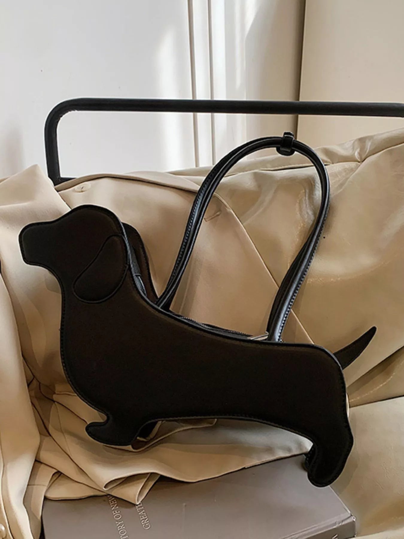 Dachshund Shaped Shoulder Bag