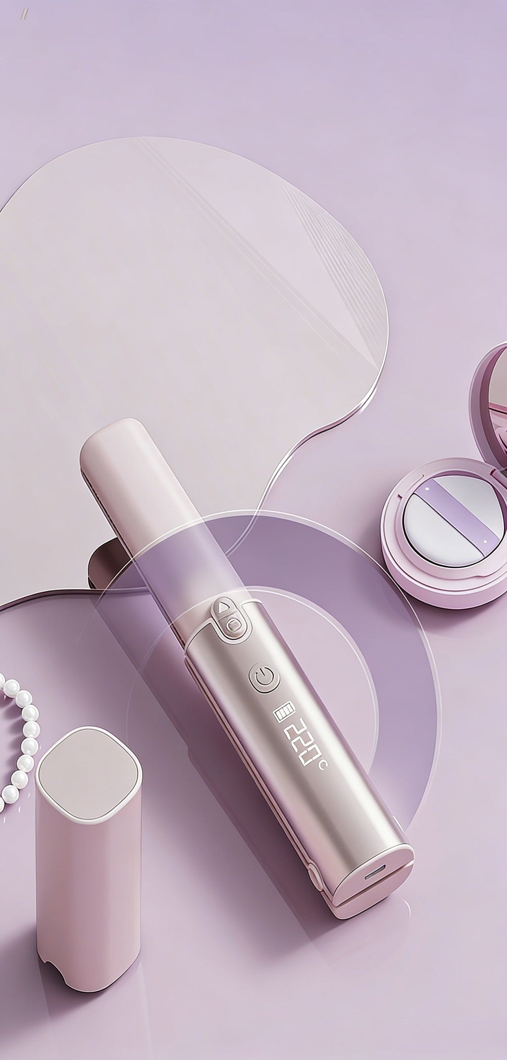 Cordless Automatic Hair Curling Iron