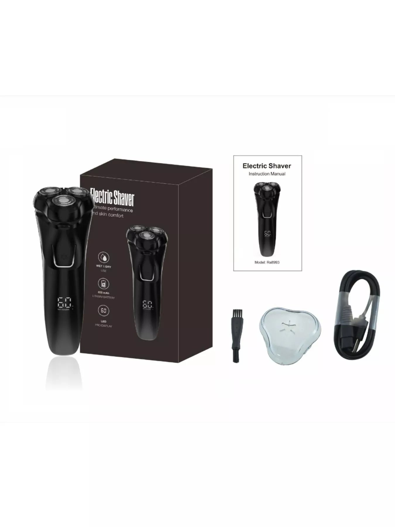 Rechargeable Rotary Shaver