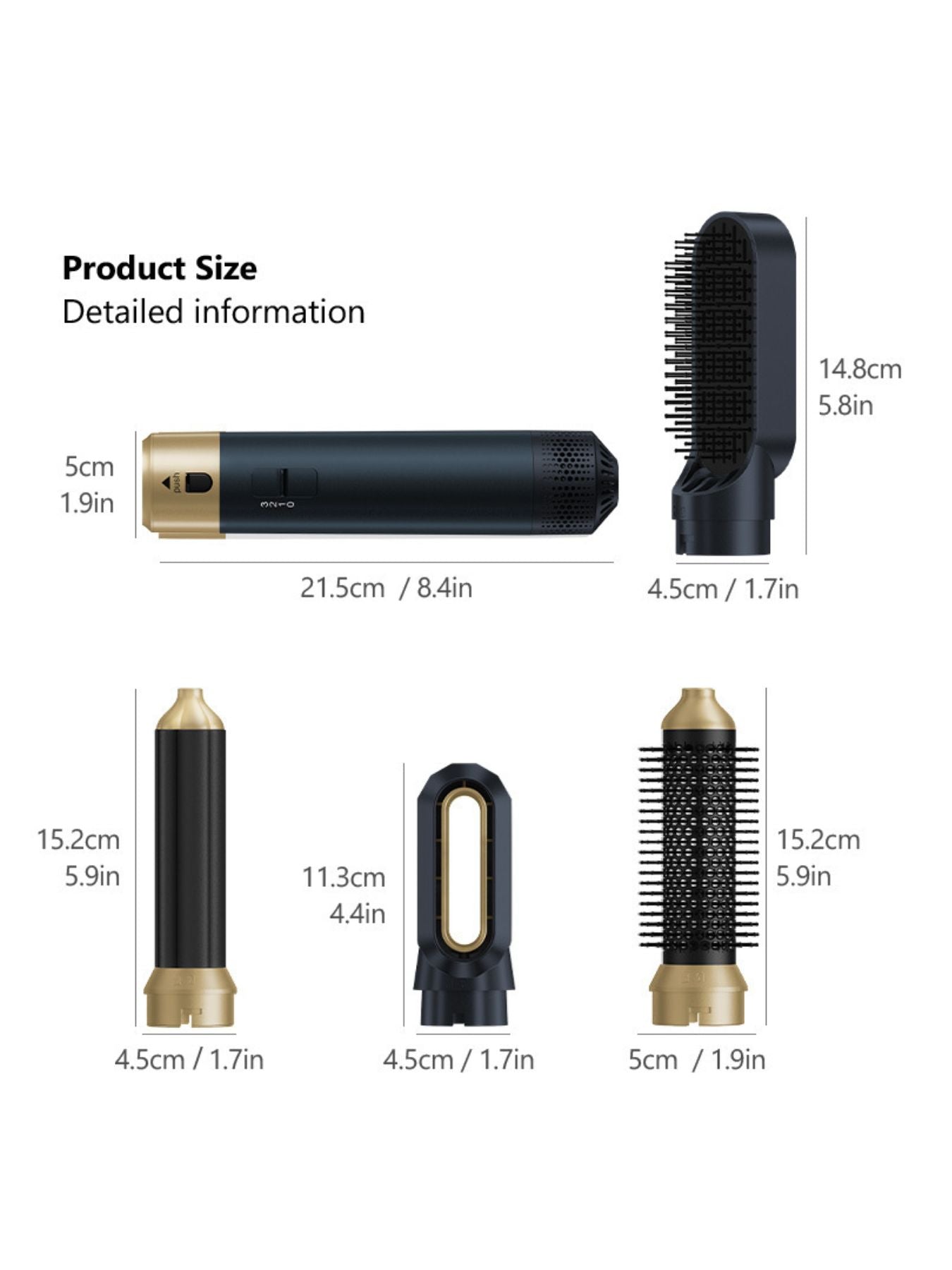 6-in-1 Interchangeable Curling Iron Set