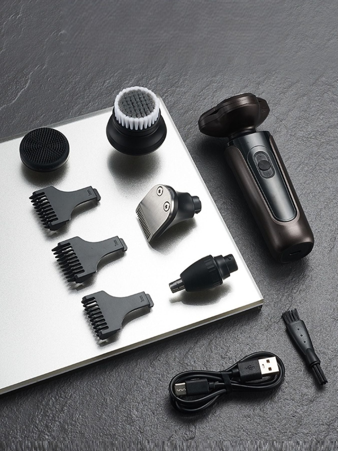 Waterproof Rotary Electric Shaver