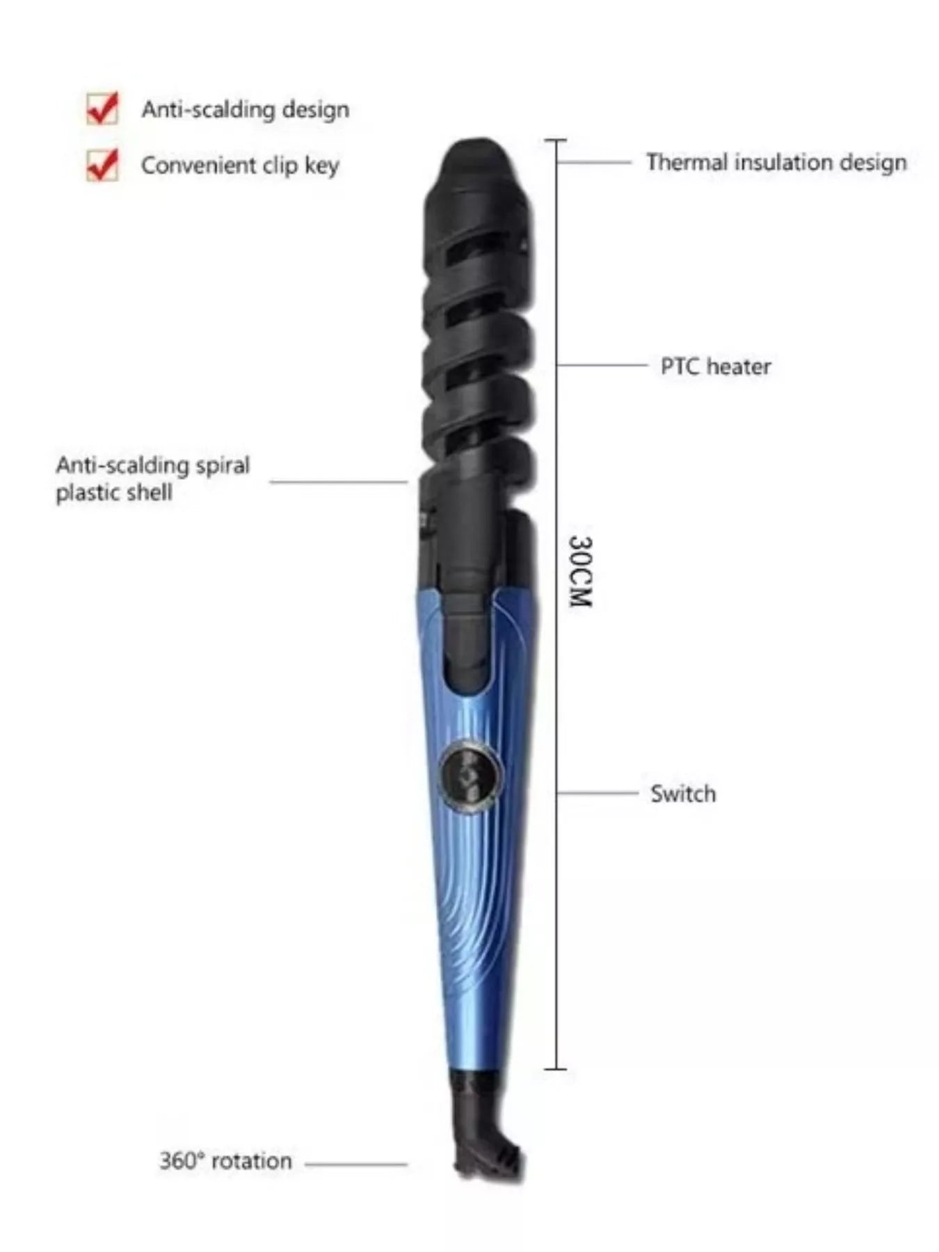 Fast Heating Curling Iron