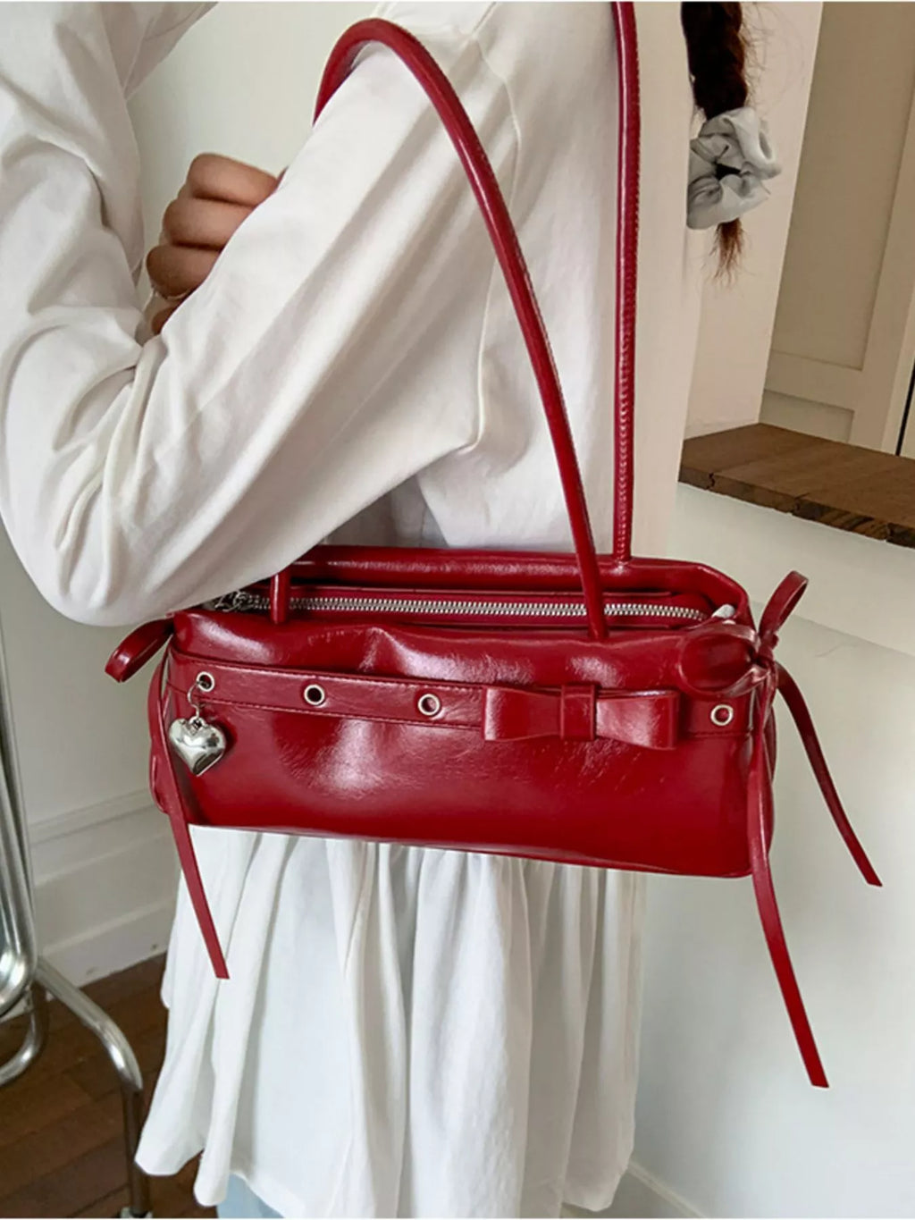 PU Leather Shoulder Bag