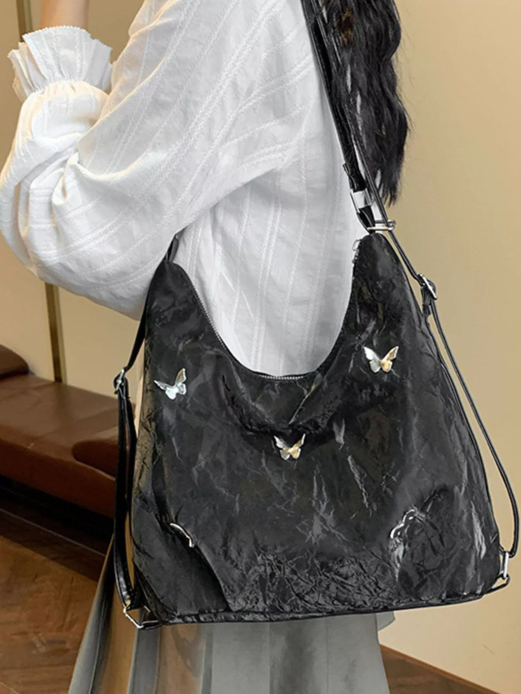 Butterfly Lightweight Shoulder Bag