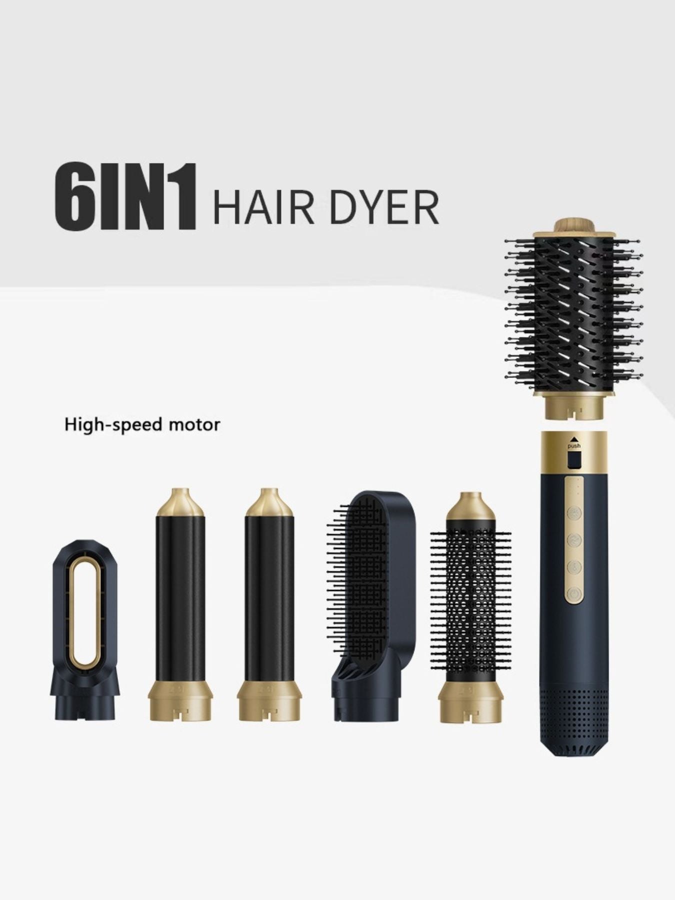 6-in-1 Multifunctional Hot Air Brush