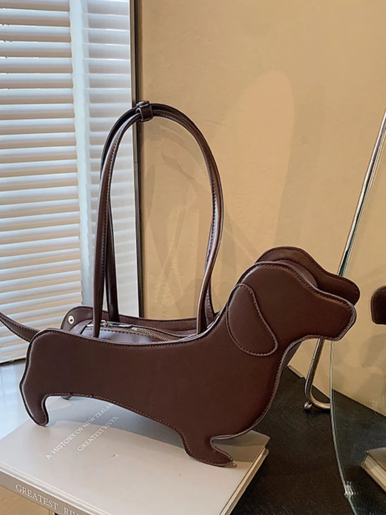 Dachshund Shaped Shoulder Bag